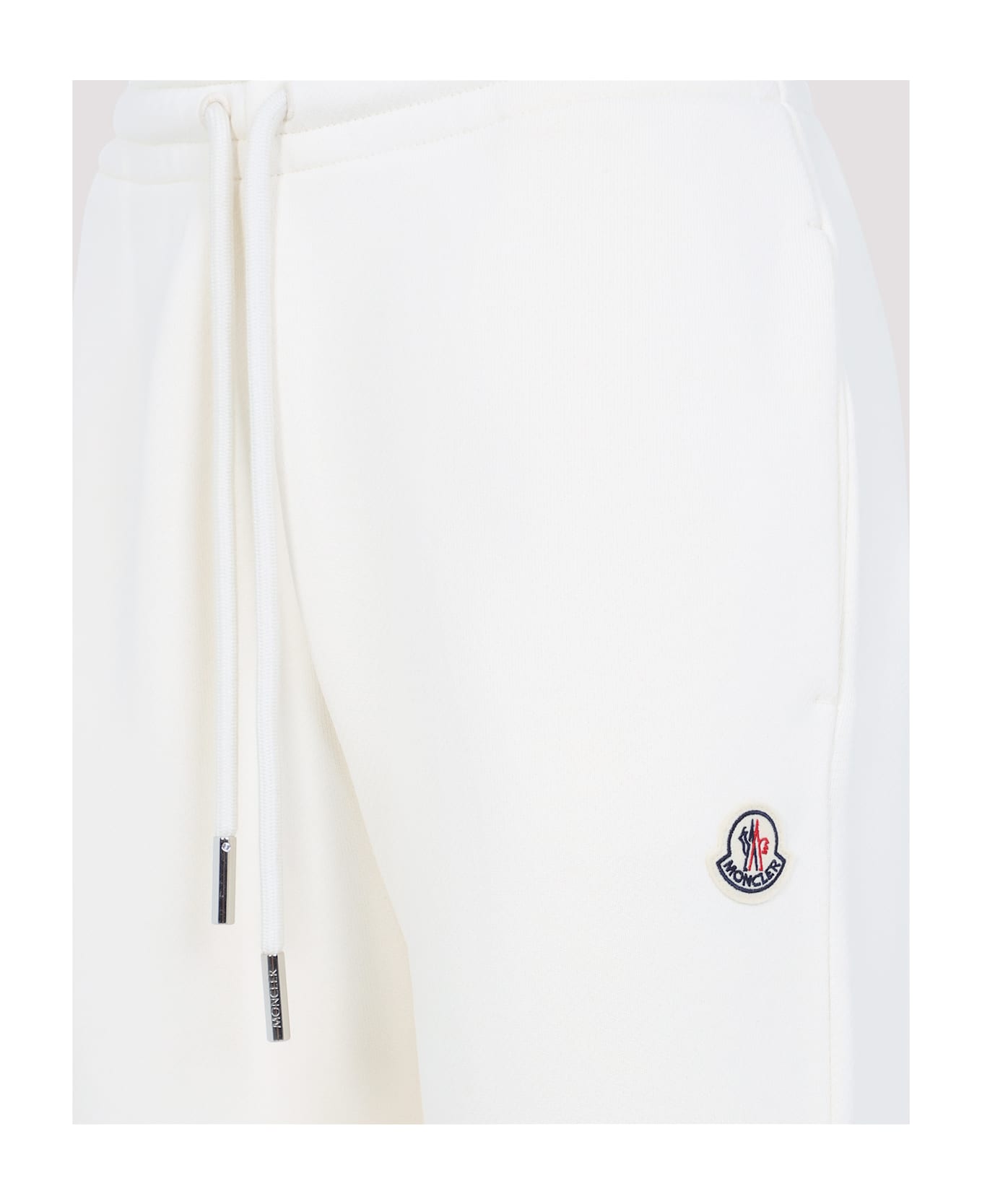 Moncler Cotton Track Pants - Natural