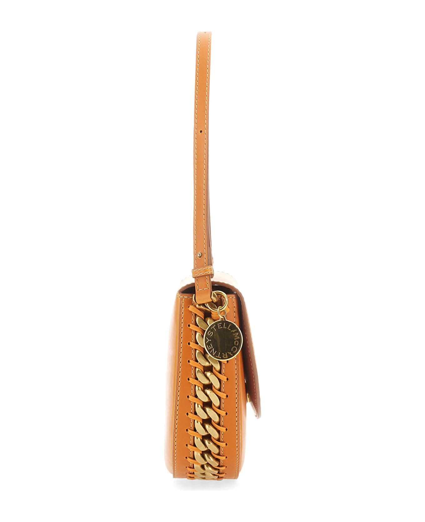 Stella McCartney Frayme Shoulder Bag - Saddle Brown