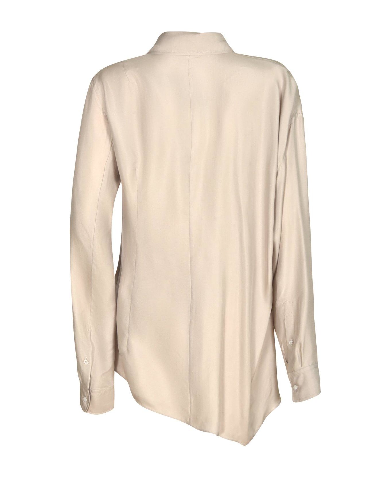 Ann Demeulemeester Jula Dropped Shoulder Shirt - Clay