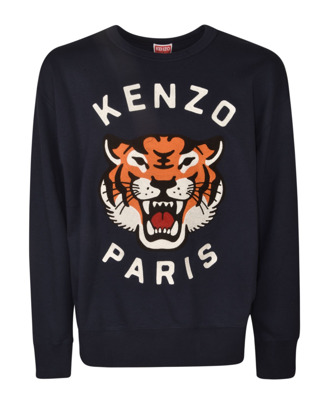 Kenzo Tiger Oversized Sweatshirt - Blue フリース