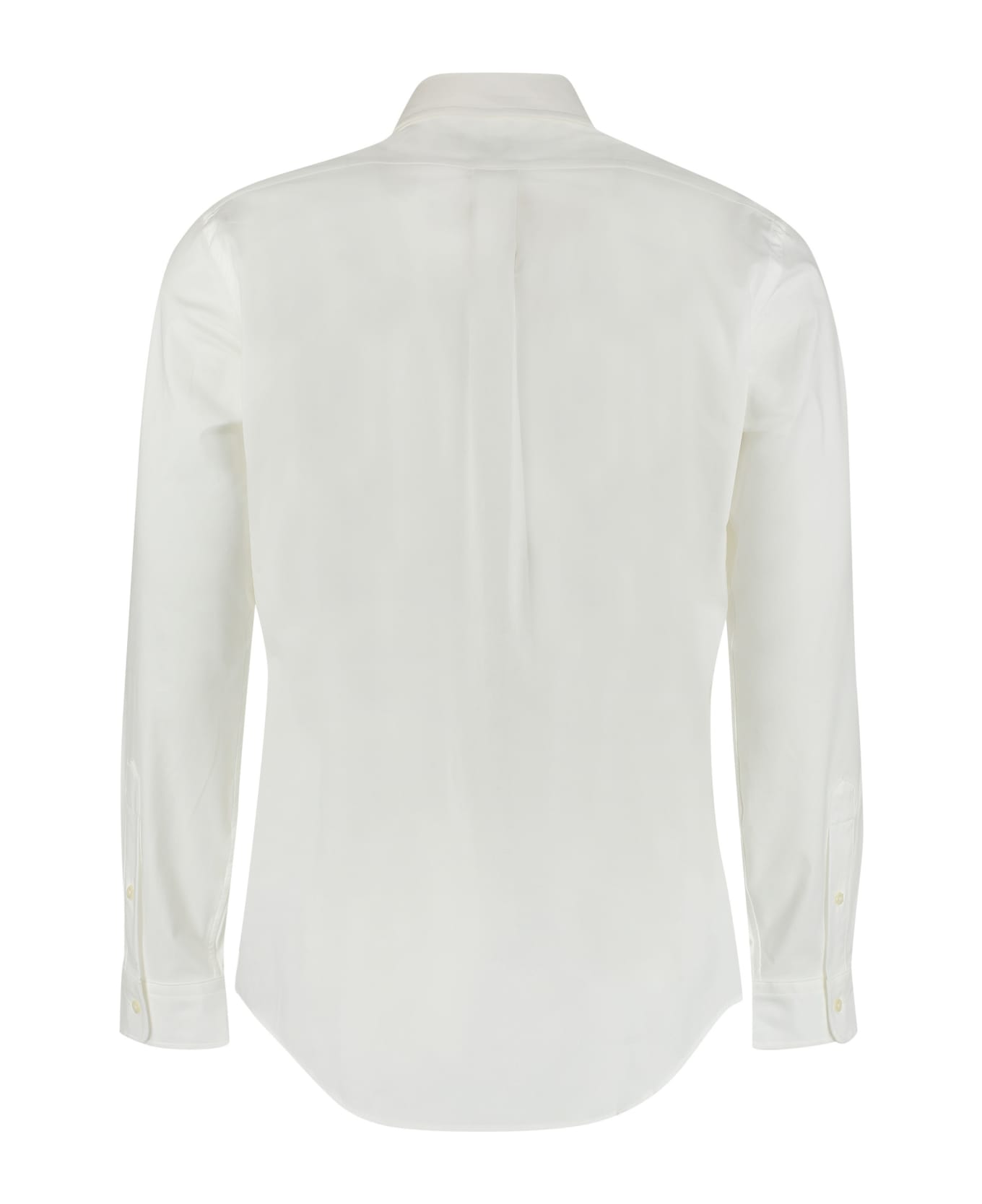 Polo Ralph Lauren Button-down Collar Cotton Shirt - White