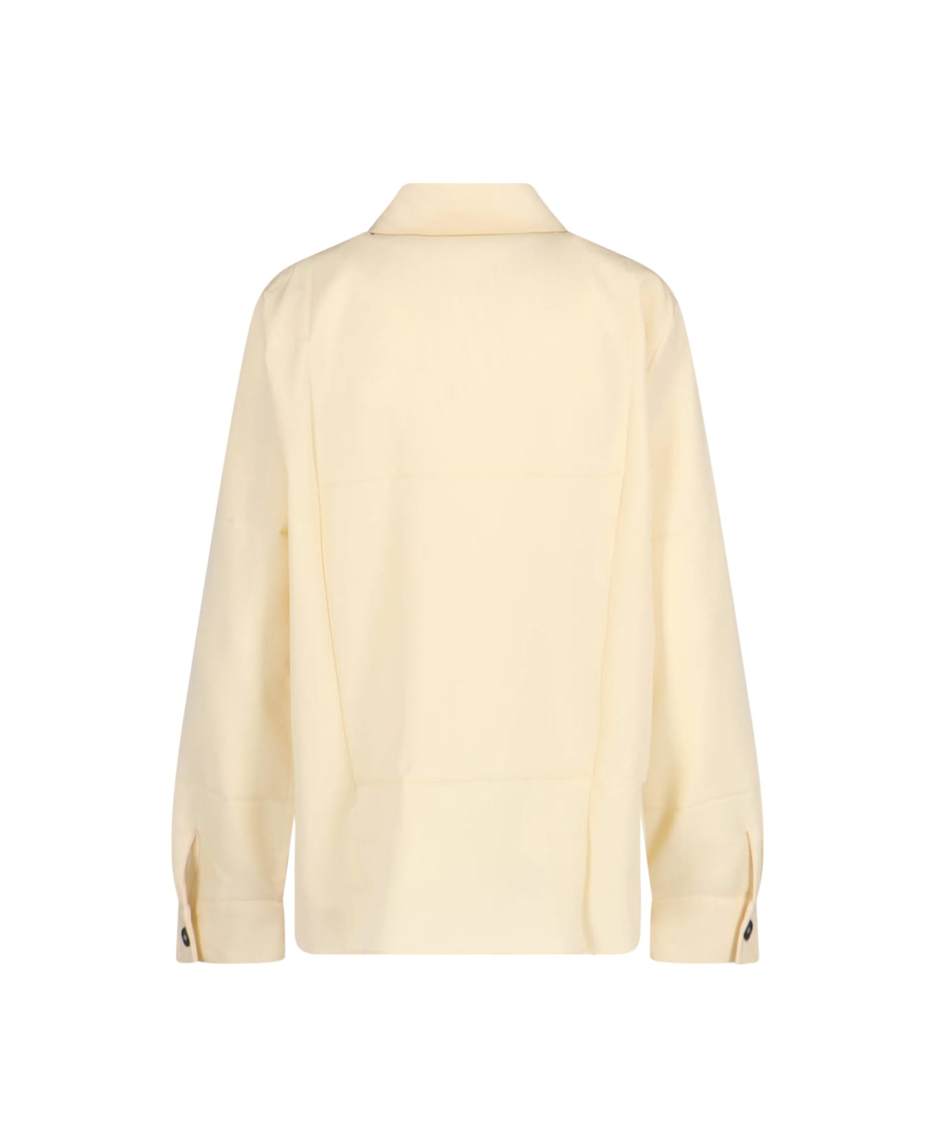 Jil Sander Virgin Wool Shirt - Cream