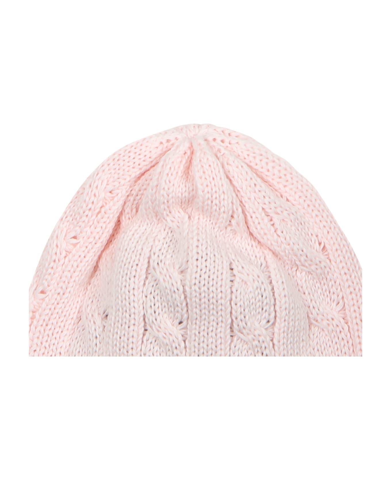 Little Bear Pink Hat For Baby Girl - Pink アクセサリー＆ギフト