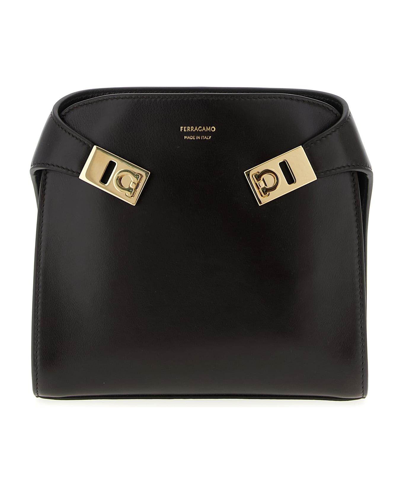 Ferragamo Hug Bb S Belt Bag - Brown