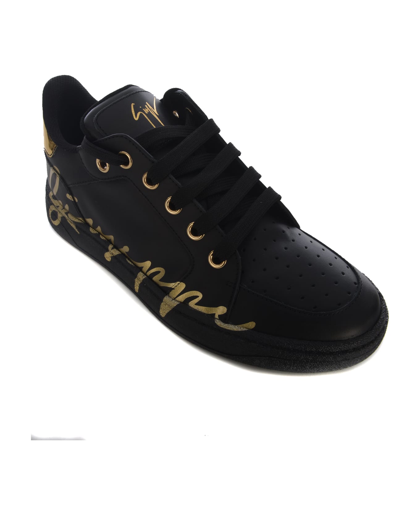 Giuseppe Zanotti Sneakers Giuseppe Zanotti "gz94" Made Of Leather - Nero スニーカー
