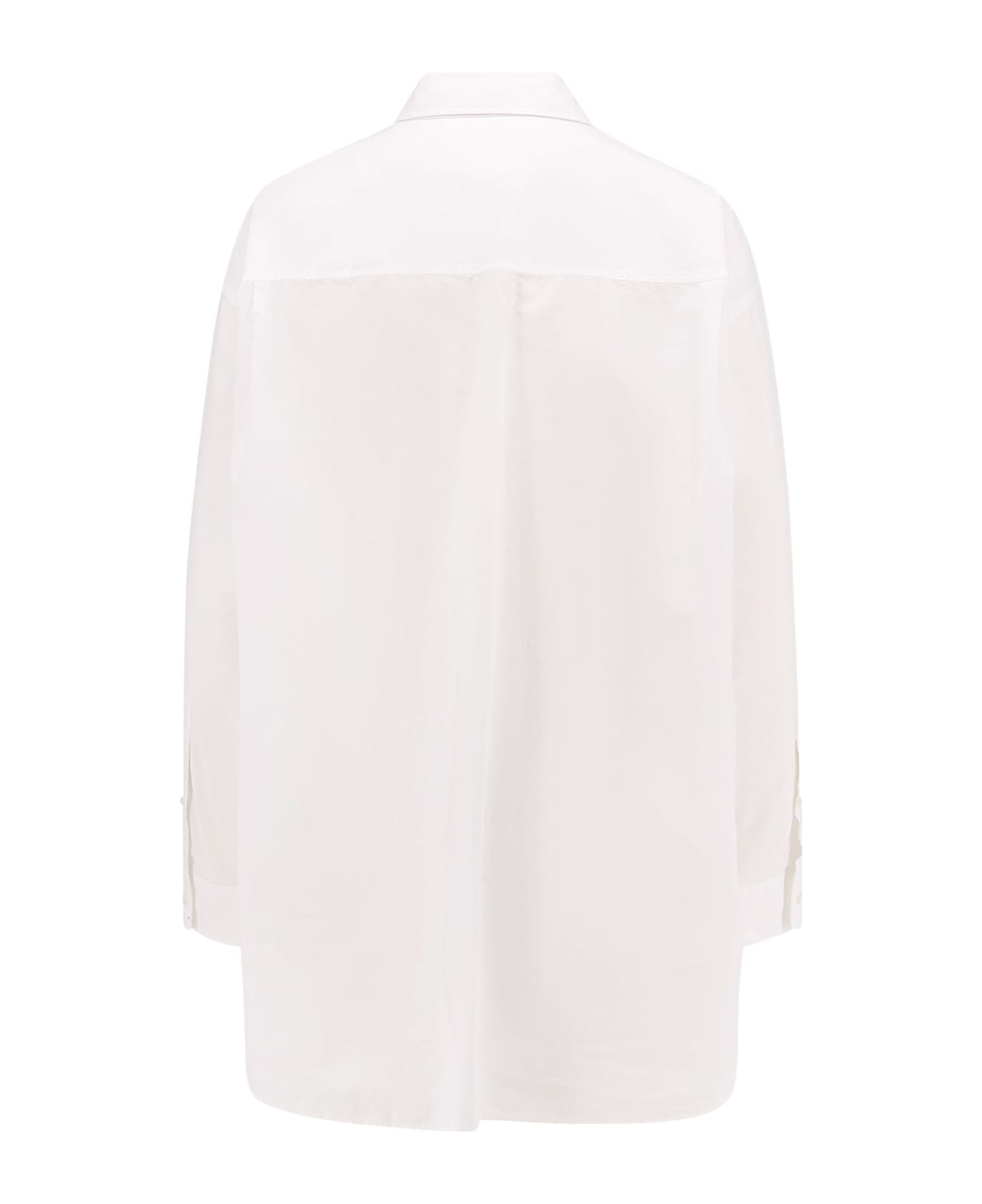 The Row Victoria Cotton Shirt - White