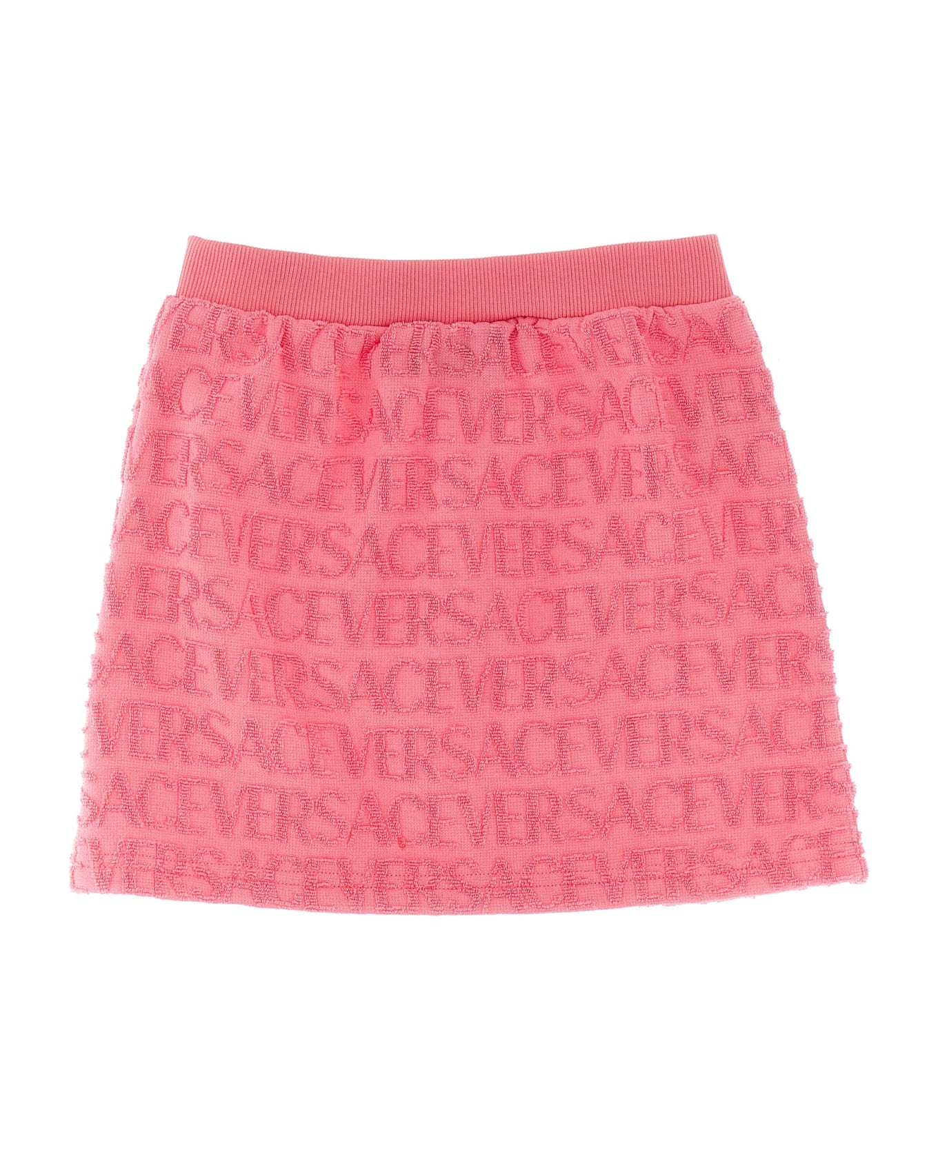 Versace 'versace Allover' Capsule La Vacanza Skirt - Pink