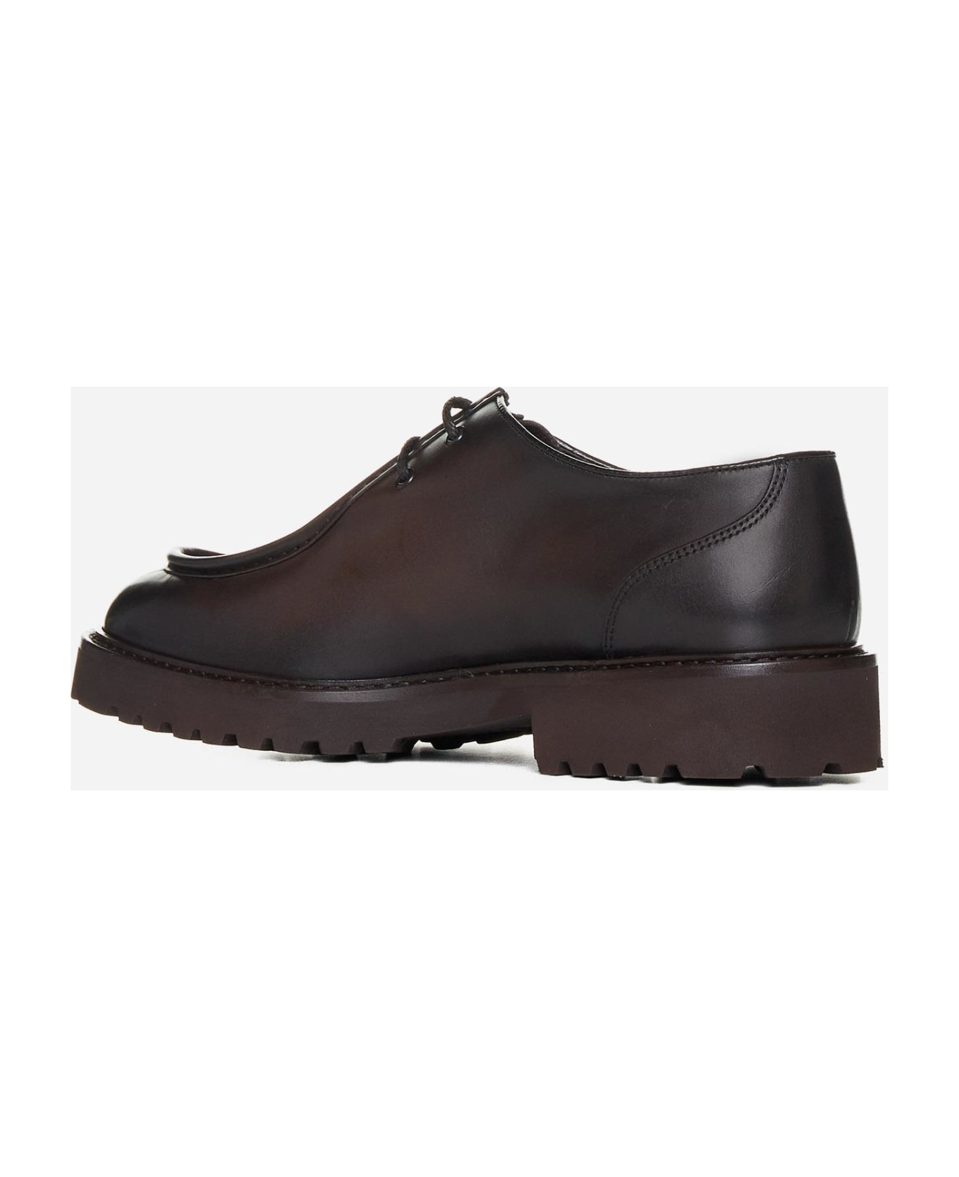 Doucal's Leather Lace-ups - Marrone