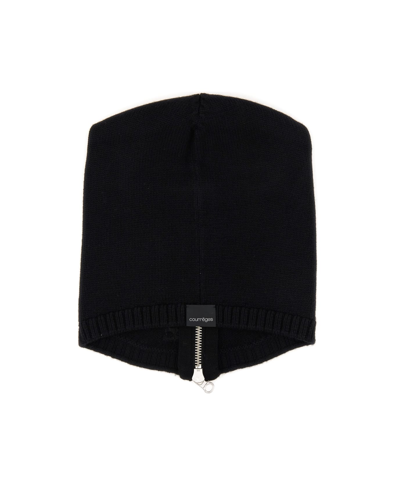 Courrèges Wool Balaclava - Black