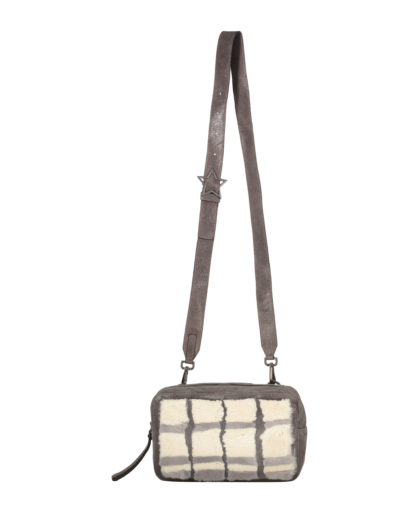 Lorena Antoniazzi Leather Crossbody Bag - grey