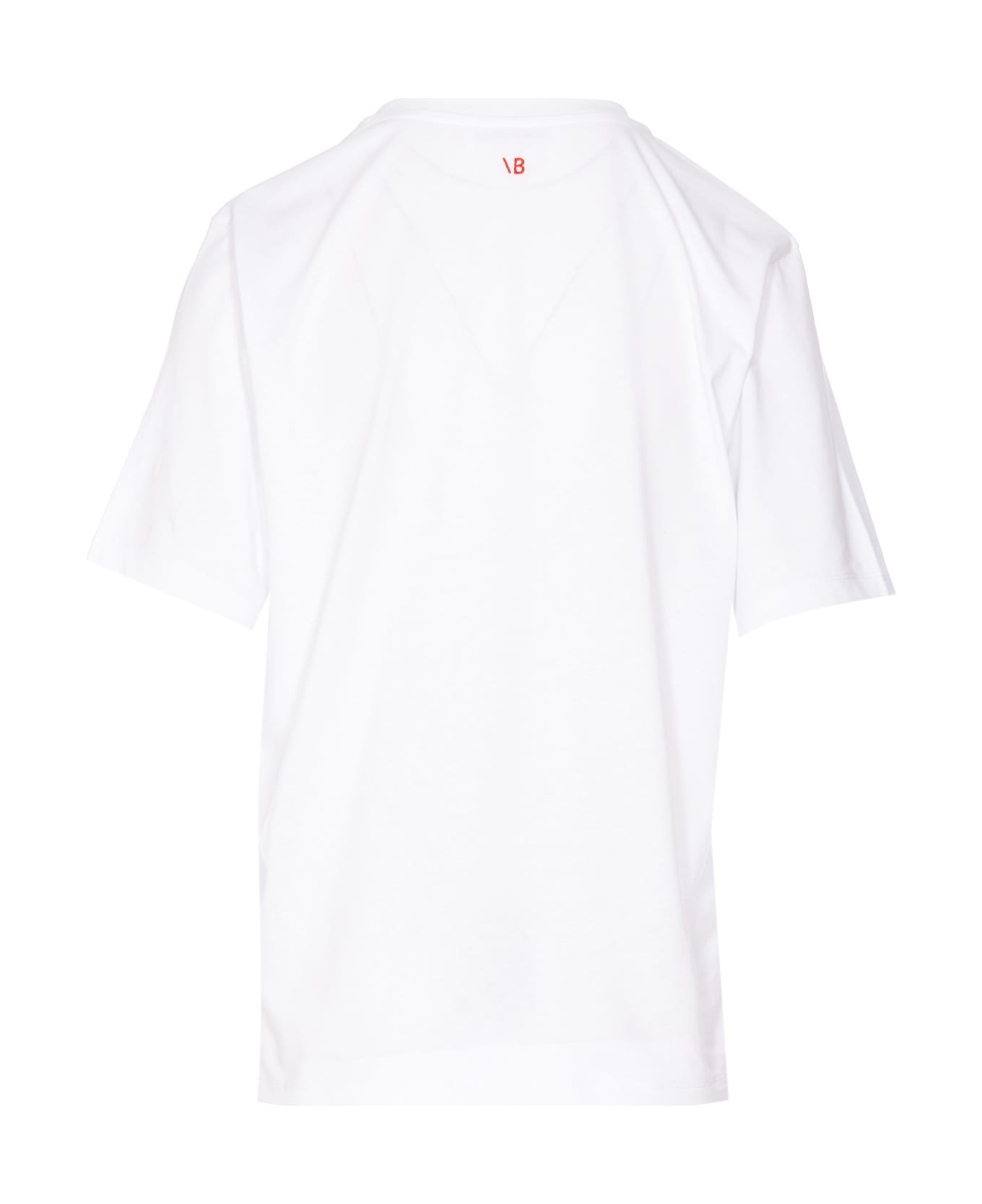 Victoria Beckham Fashion Offender Slogan T-shirt - White