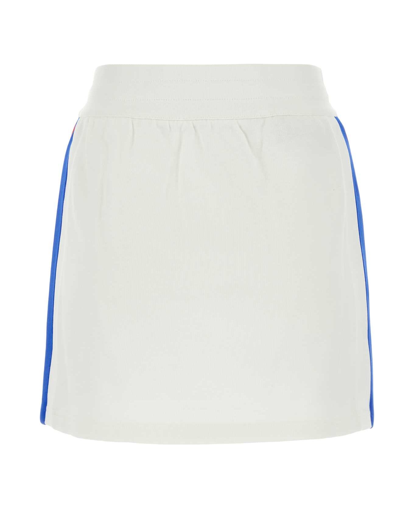 Gucci White Jersey Mini Skirt - SUNLIGHTMIX