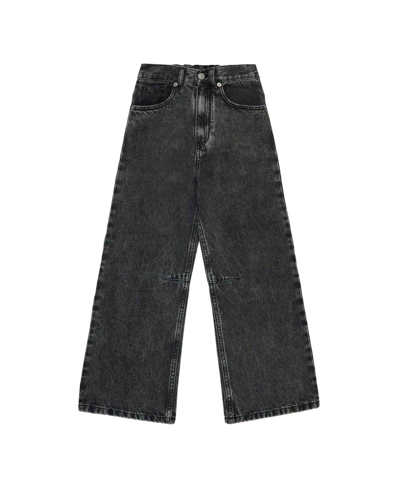 MM6 Maison Margiela Kids Straight Jeans - Black