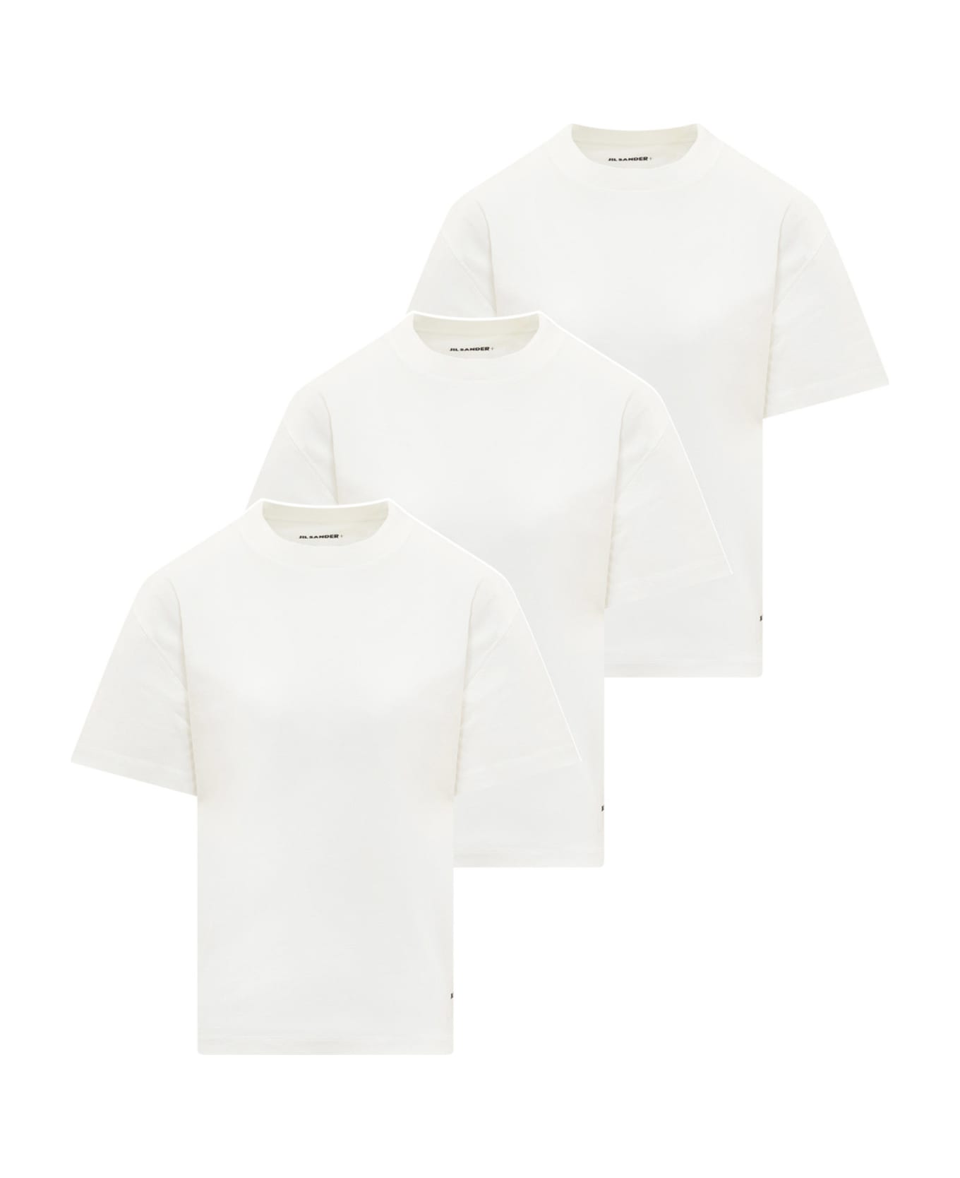 Jil Sander Pack Of Three T-shirt - WHITE