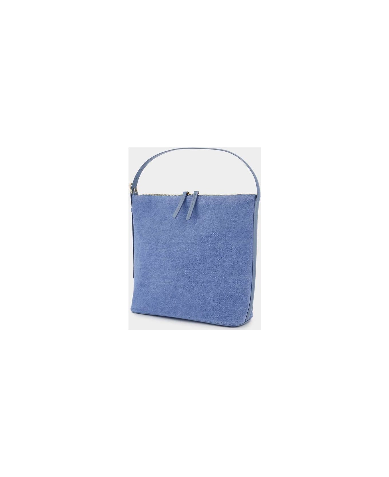 A.P.C. Vera Zipped Shoulder Bag - Ibb Ship Blue
