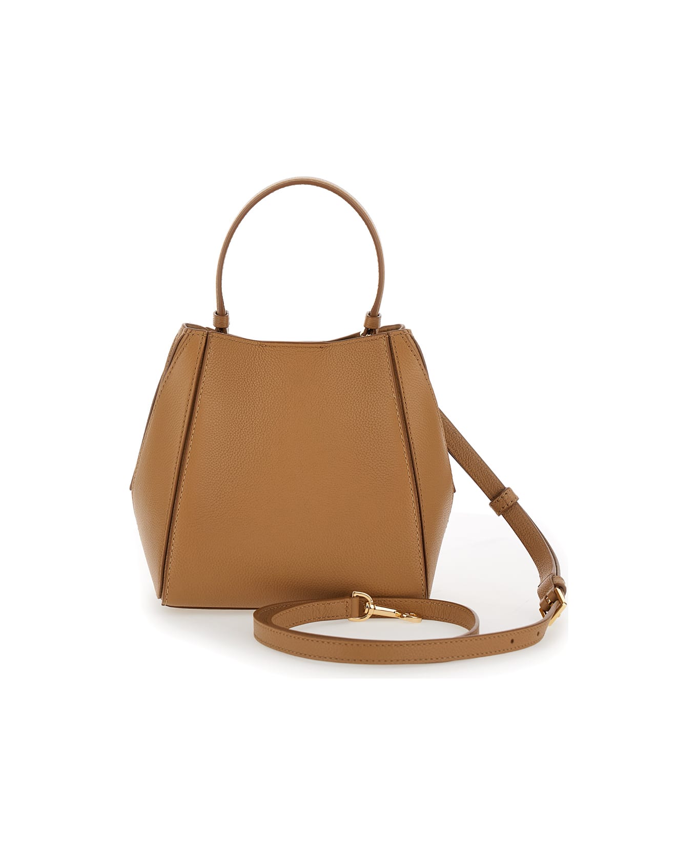 Tory Burch Small Mcgraw Bucket Bag - Beige