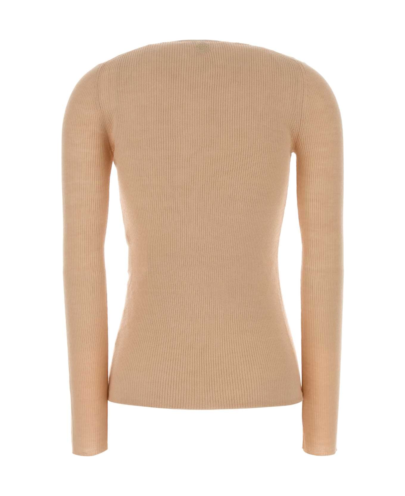 Chloé Skin Pink Wool Sweater - HONEYPINK
