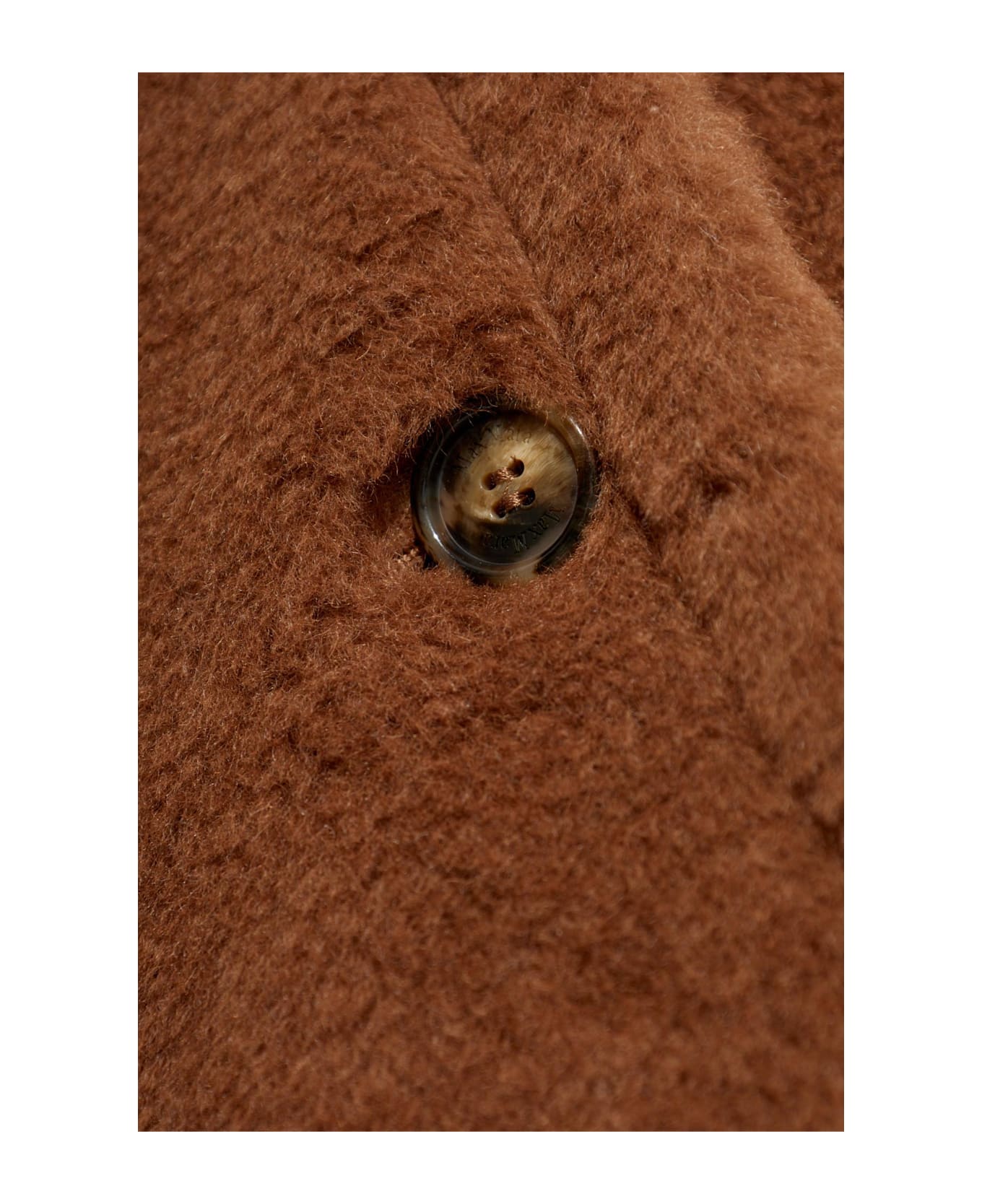Max Mara Fur Poncho Tenebre - Camel