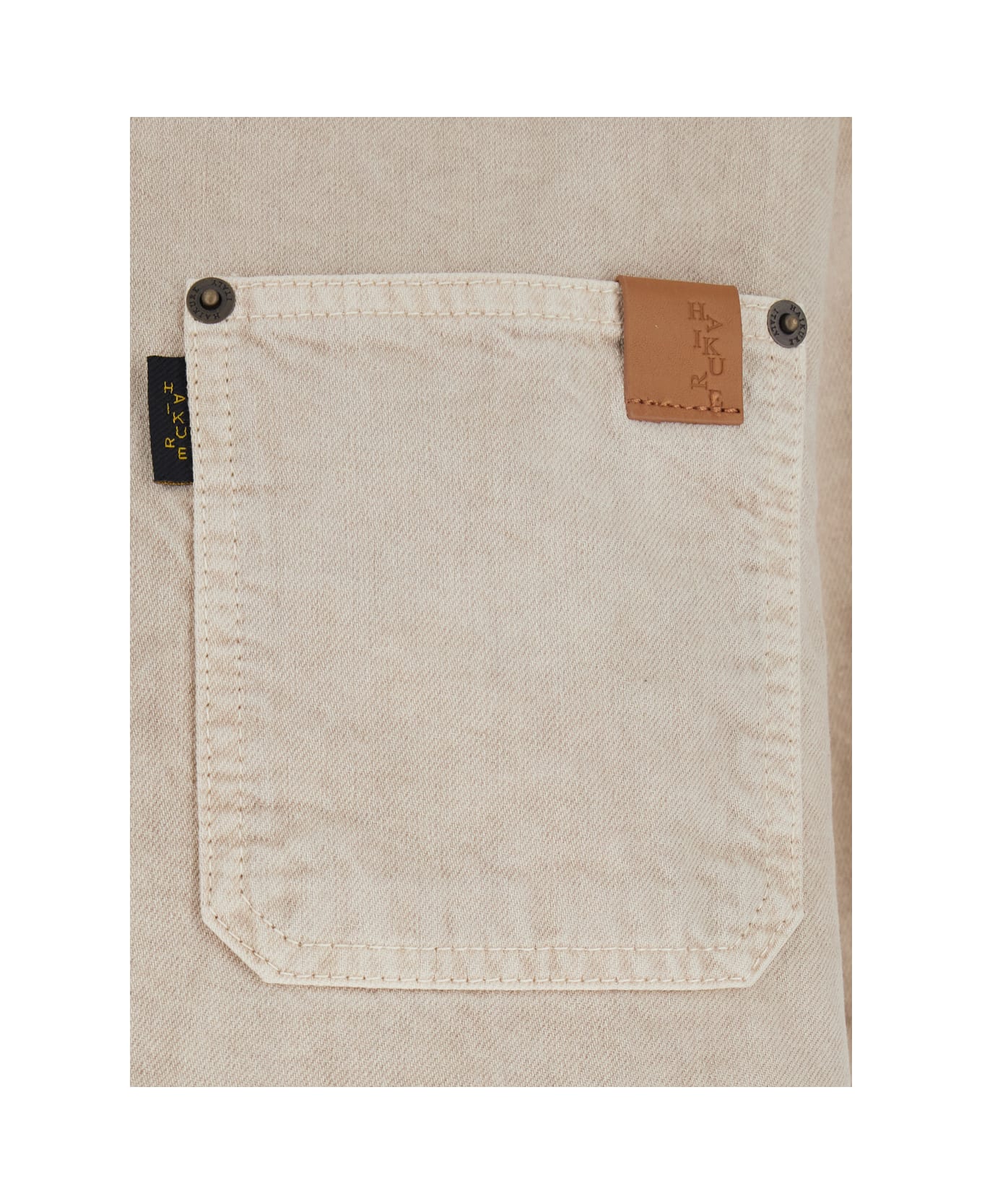 Haikure 
olive
 Beige Shirt With Classic Collar In Cotton And Linen Blend Woman - Beige