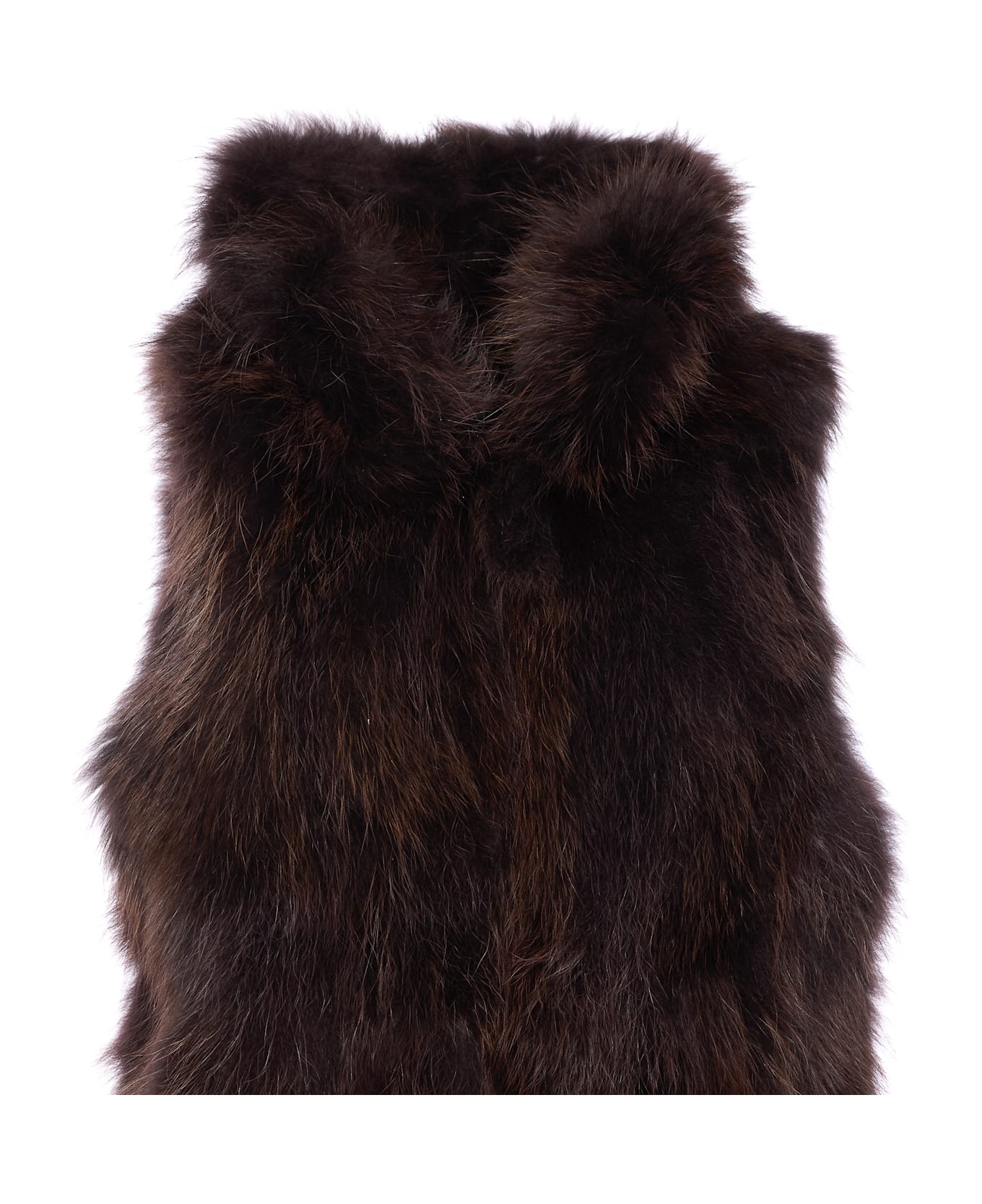 Bully Fur Vest - Brown