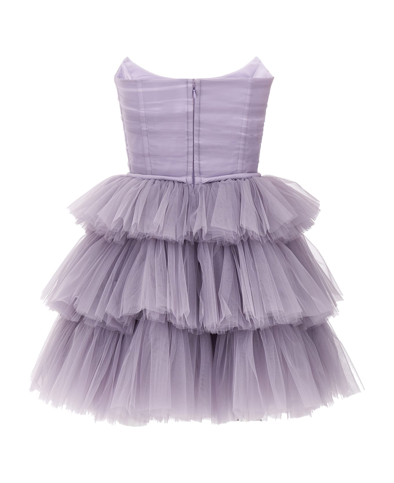 19:13 Dresscode Flounced Tulle Dress - Purple