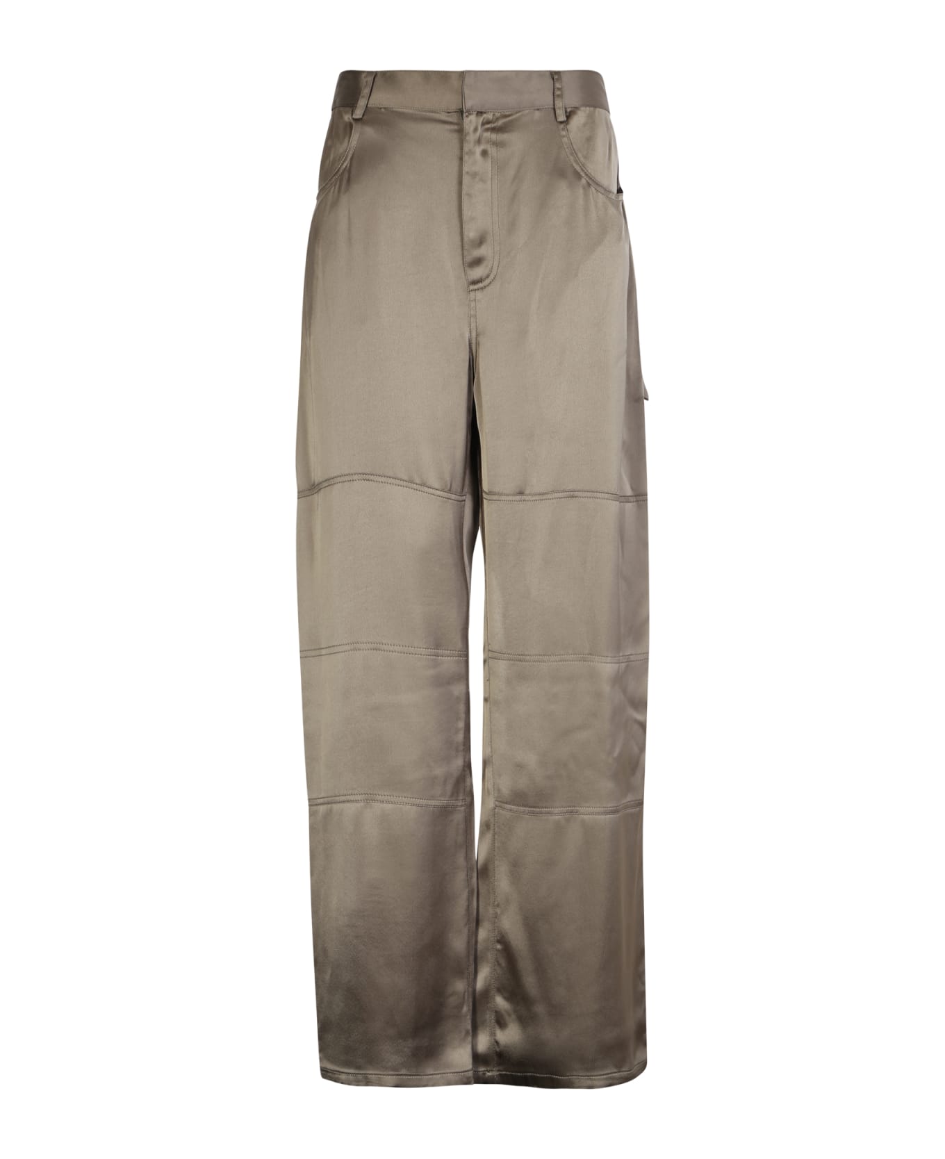 Dion Lee Satin Trousers - Green
