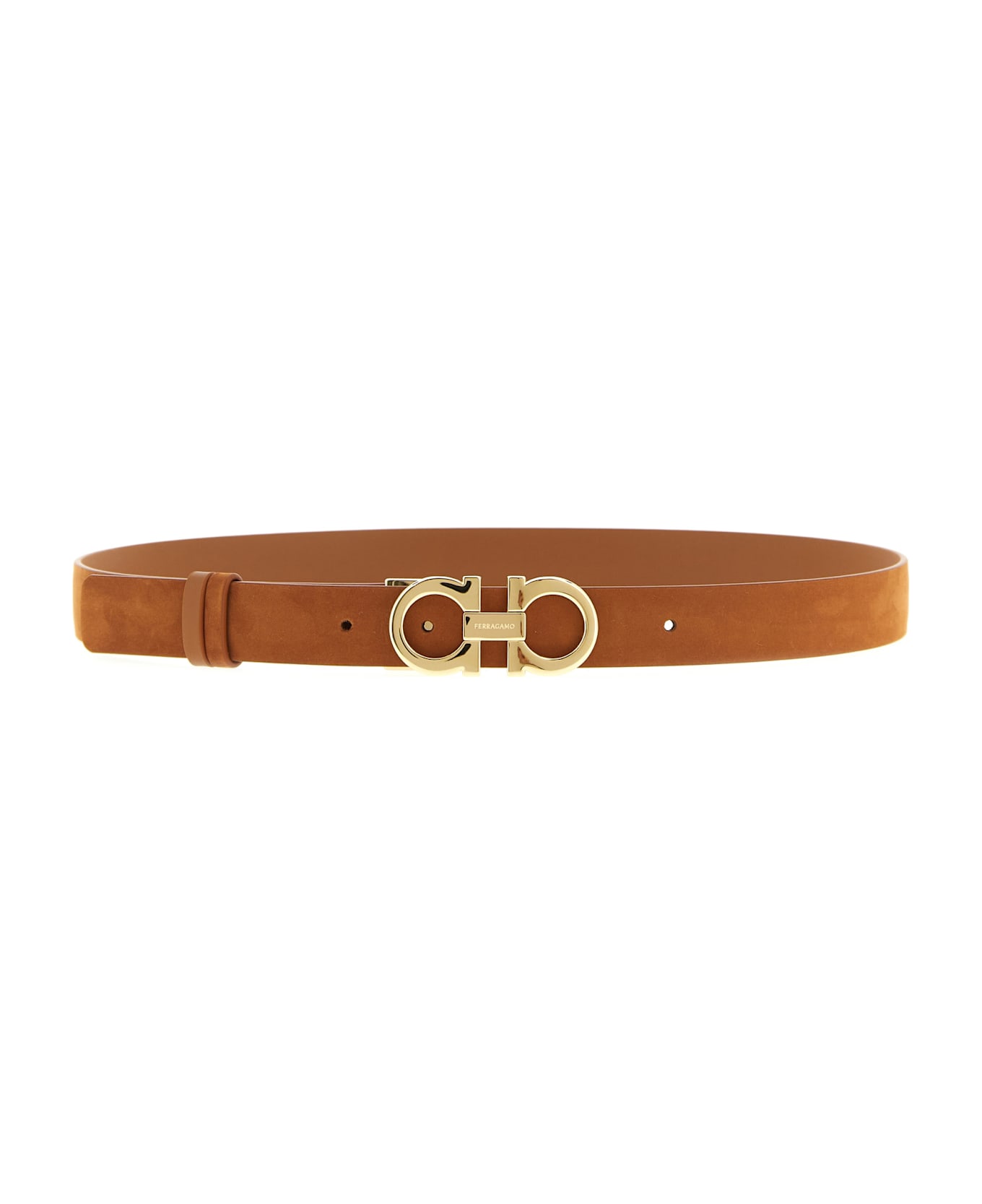Ferragamo 'gancini' Reversible Belt - Brown