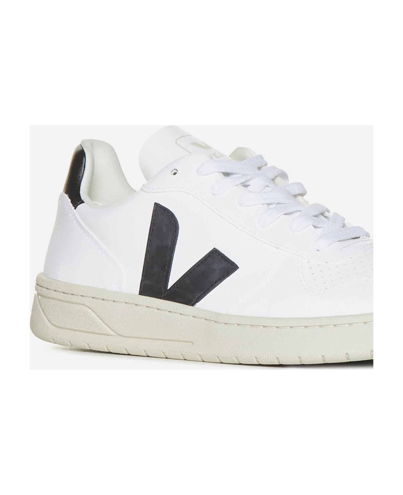 Veja V-10 Leather Sneakers - White