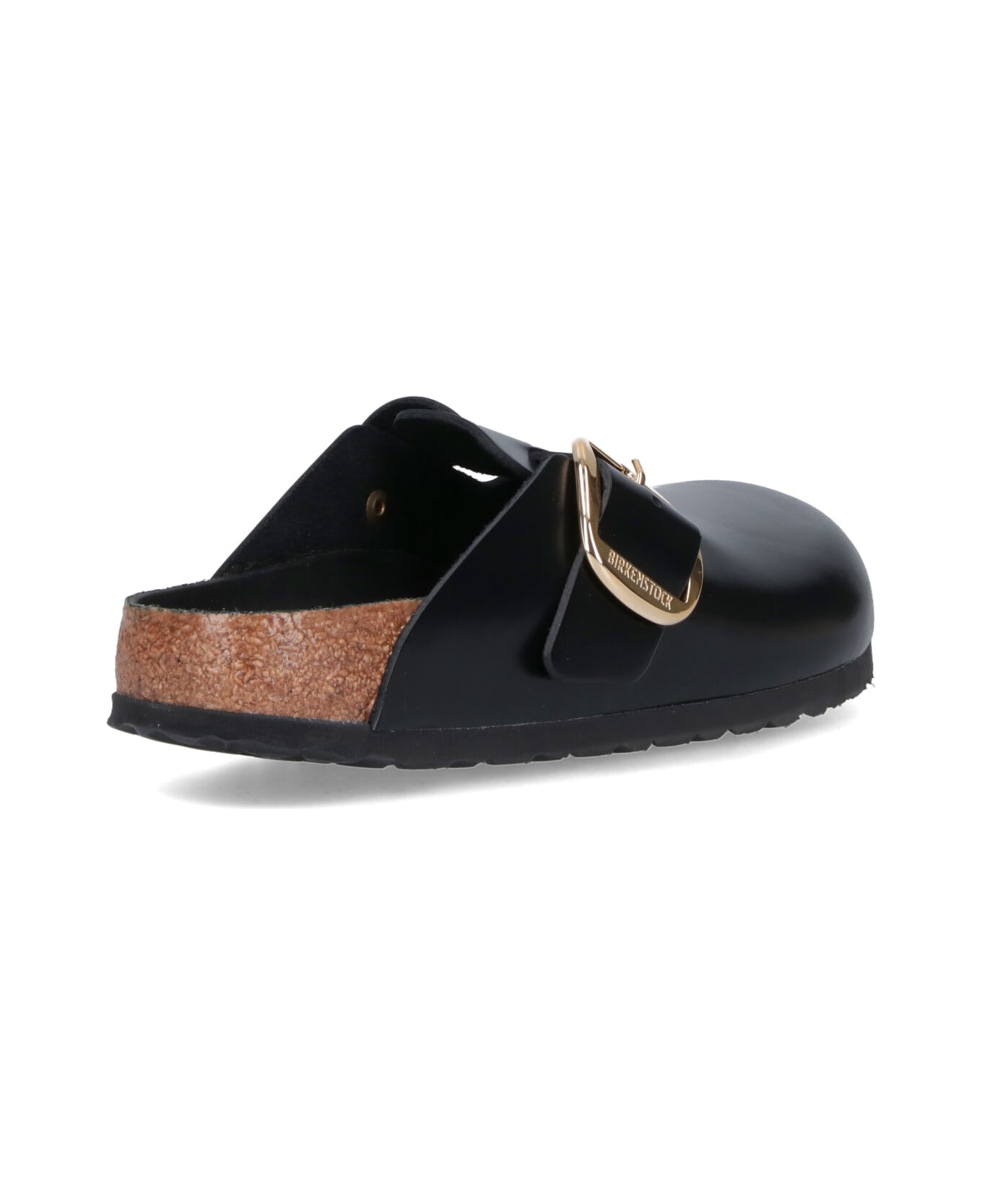 Birkenstock "boston Big Buckle" Mules - Black  