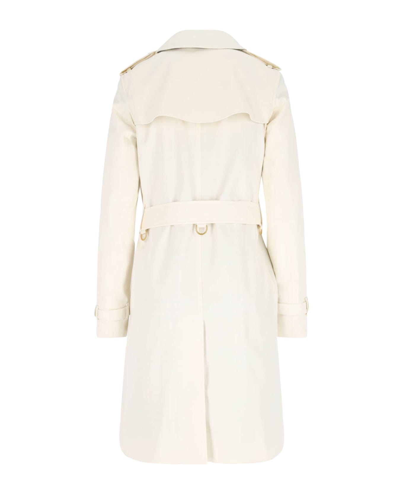 Burberry Kensington Trench Coat - White