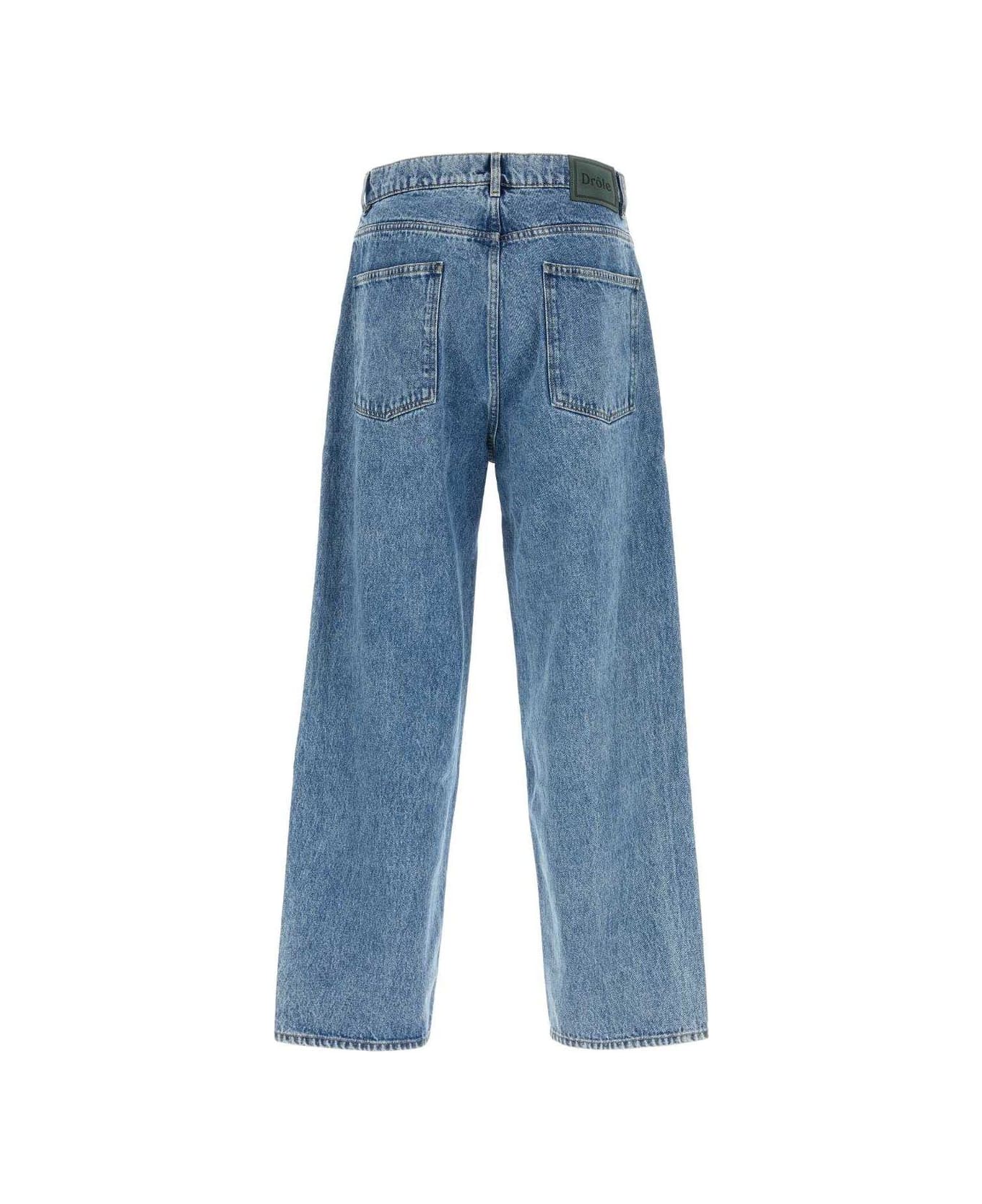 Drôle de Monsieur Wide Leg Jeans - Blue