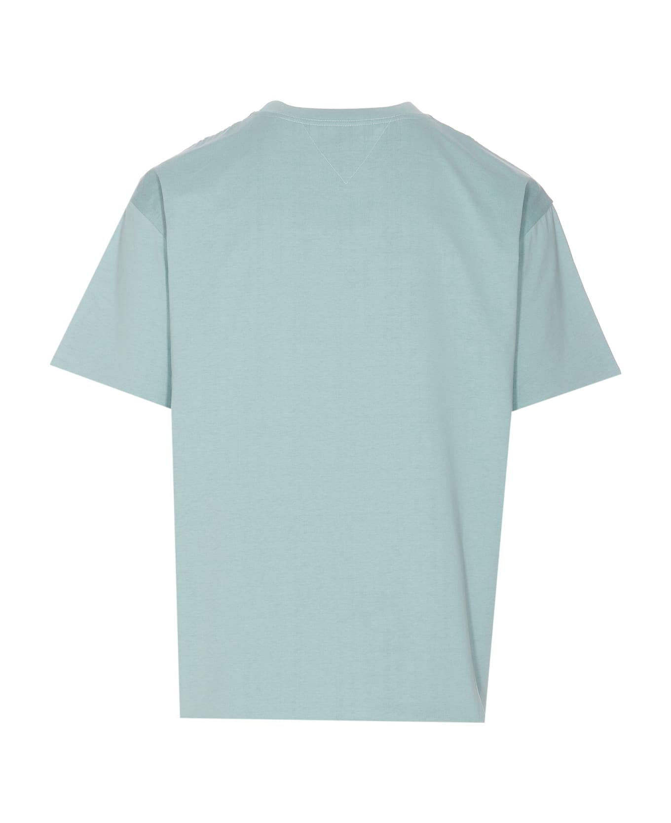 Bottega Veneta Double Layer Cotton Check T-shirt - Blue シャツ