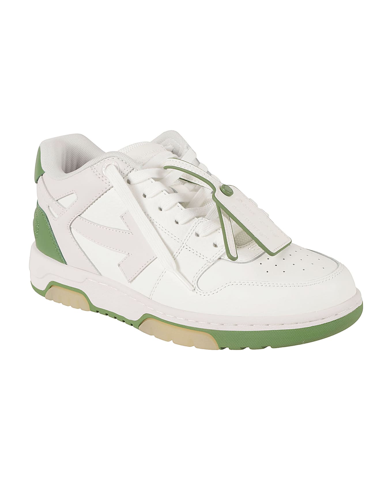 Off-White Out Of Office Sneakers - White/Forest Green