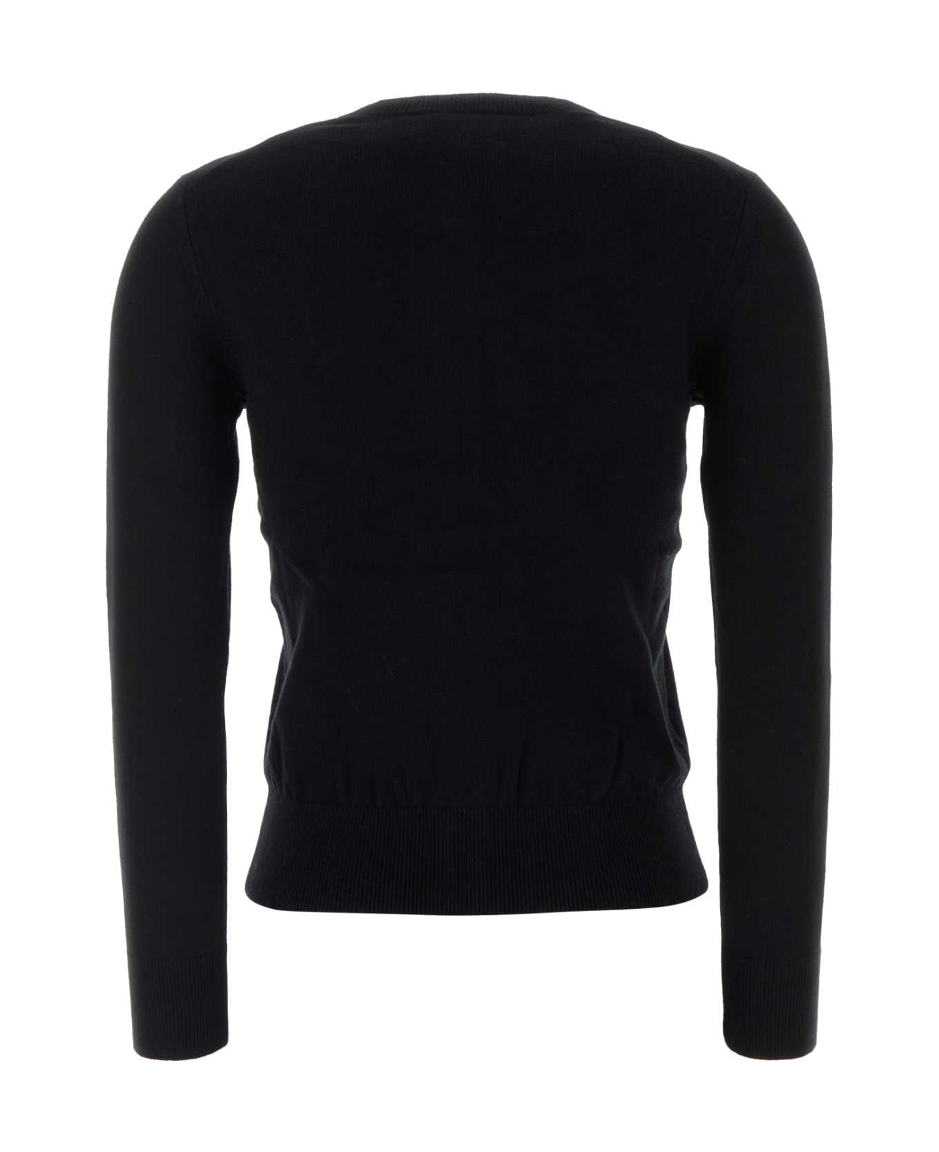 Isabel Marant Black Cotton Blend Mona Cardigan - BLACK