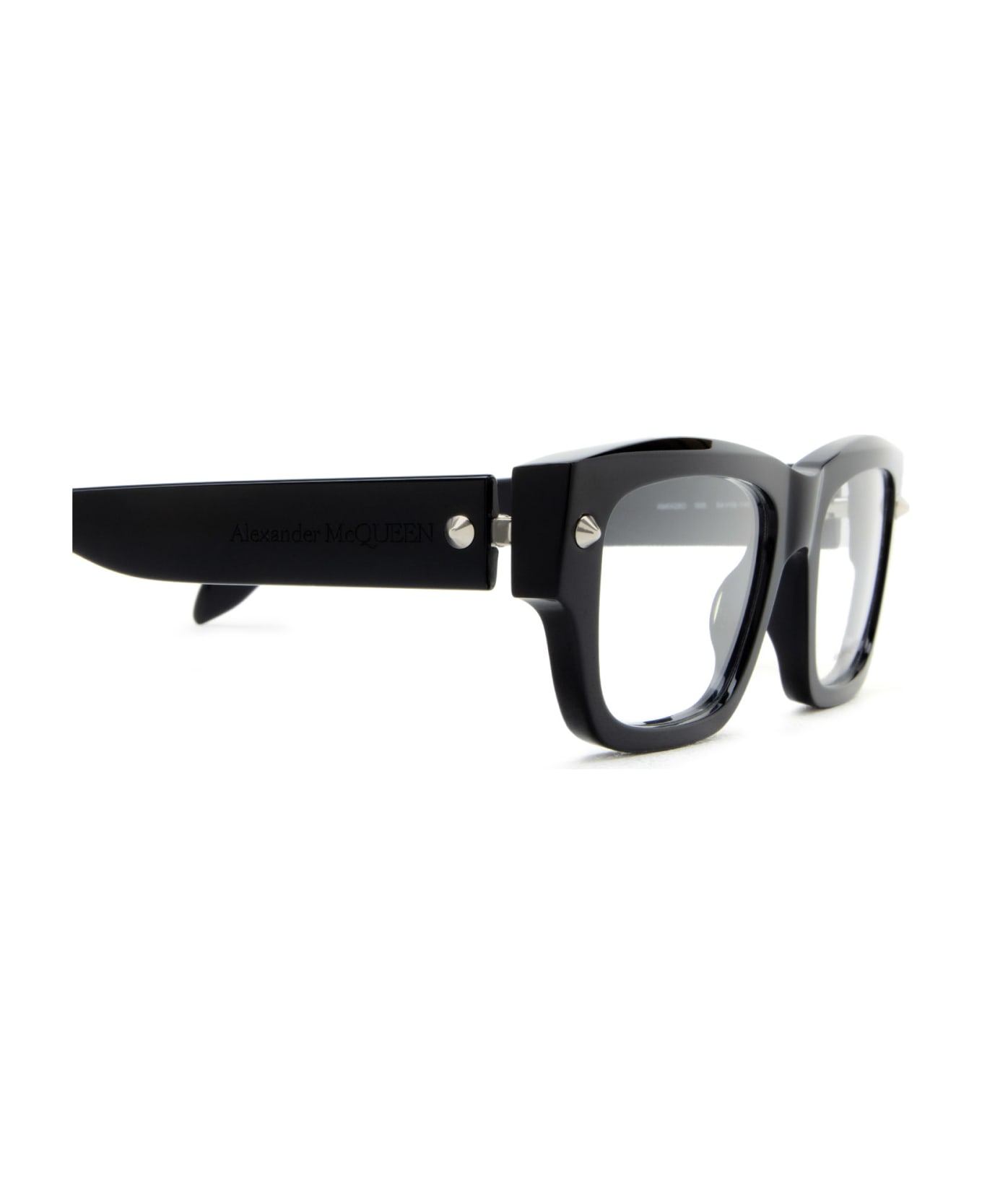 Alexander McQueen Eyewear Am0428o Black Glasses - Black