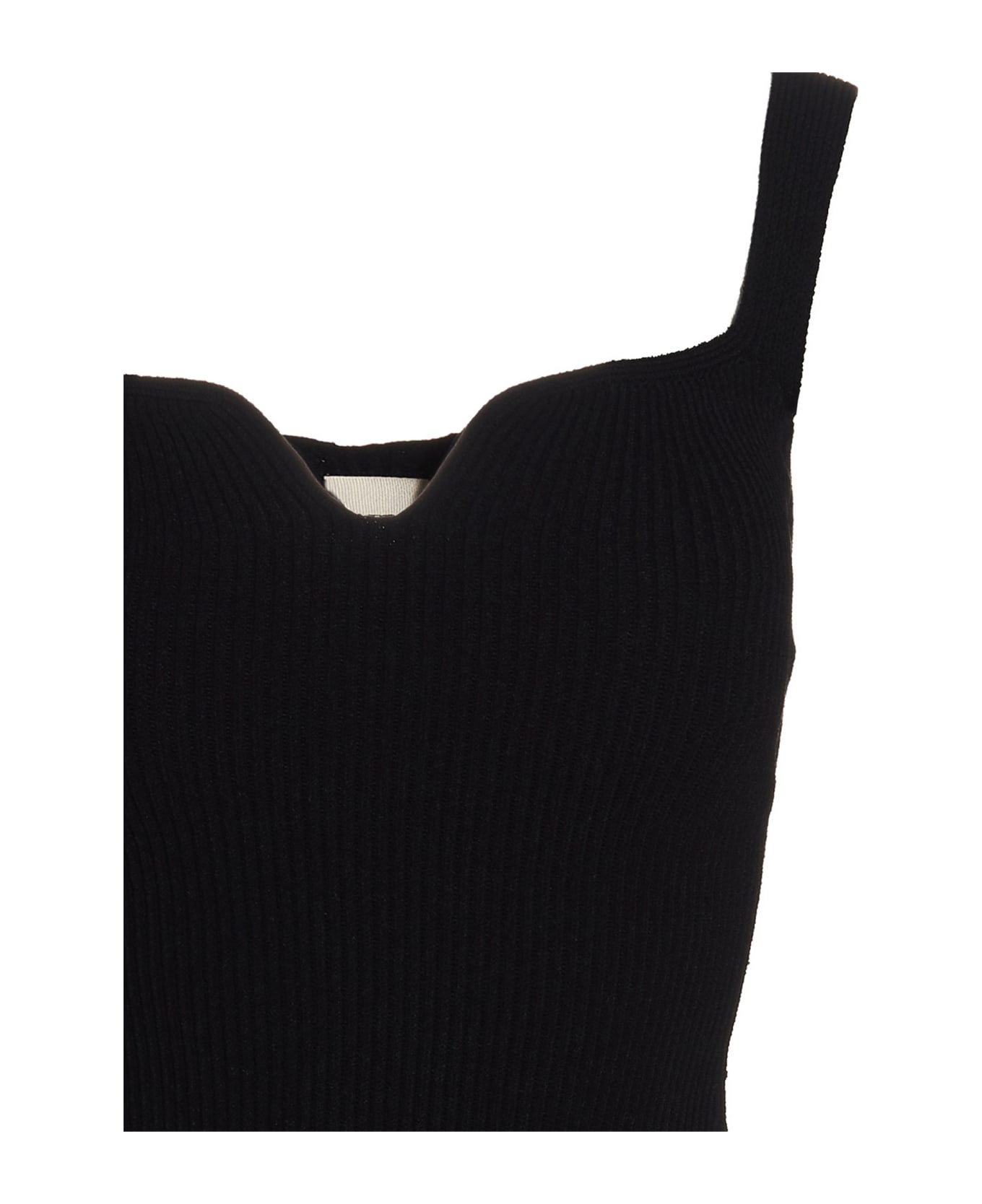 Khaite 'nina' Midi Dress - Black ワンピース＆ドレス