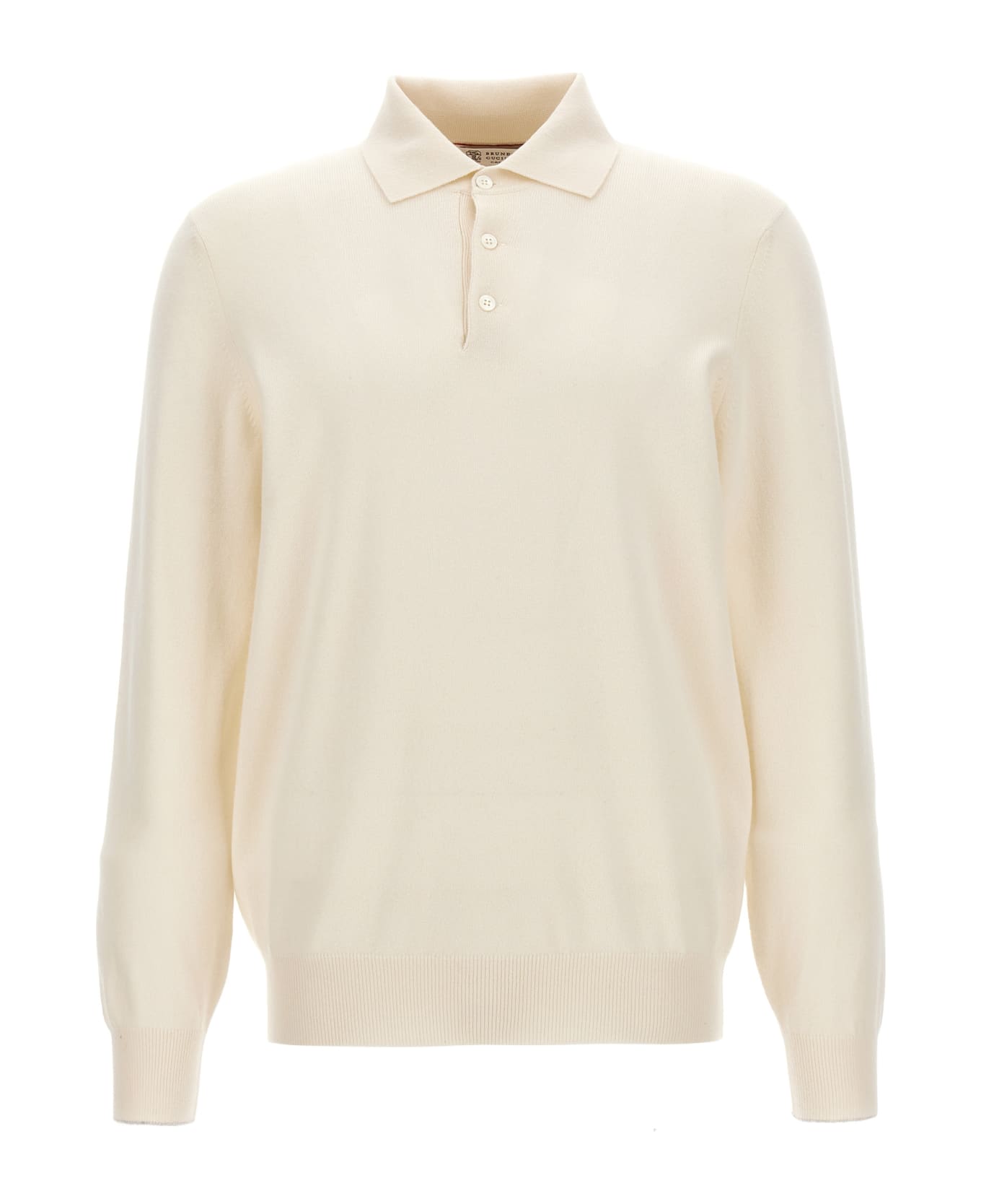 Brunello Cucinelli Cachemire Polo Shirt - White ポロシャツ