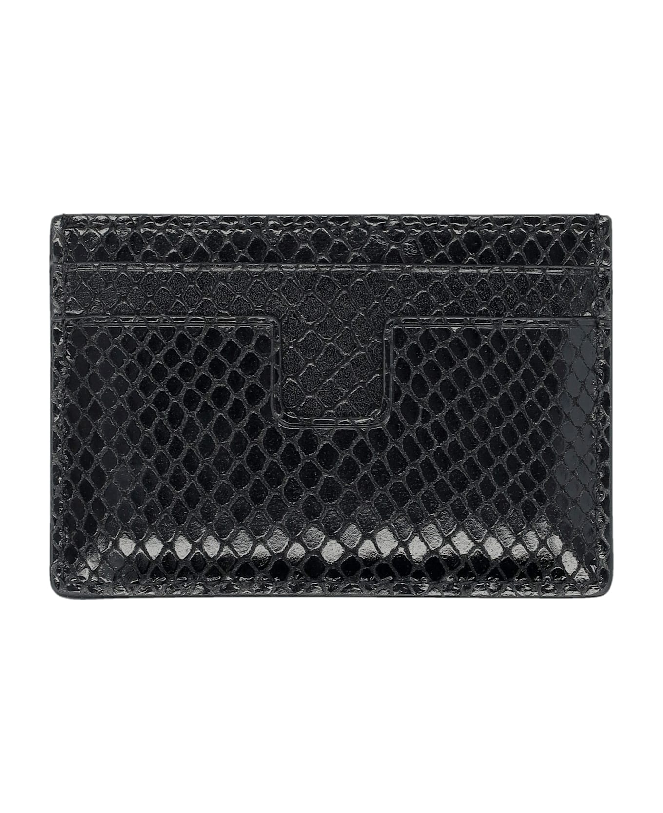 Tom Ford Python Cardholder - BLACK