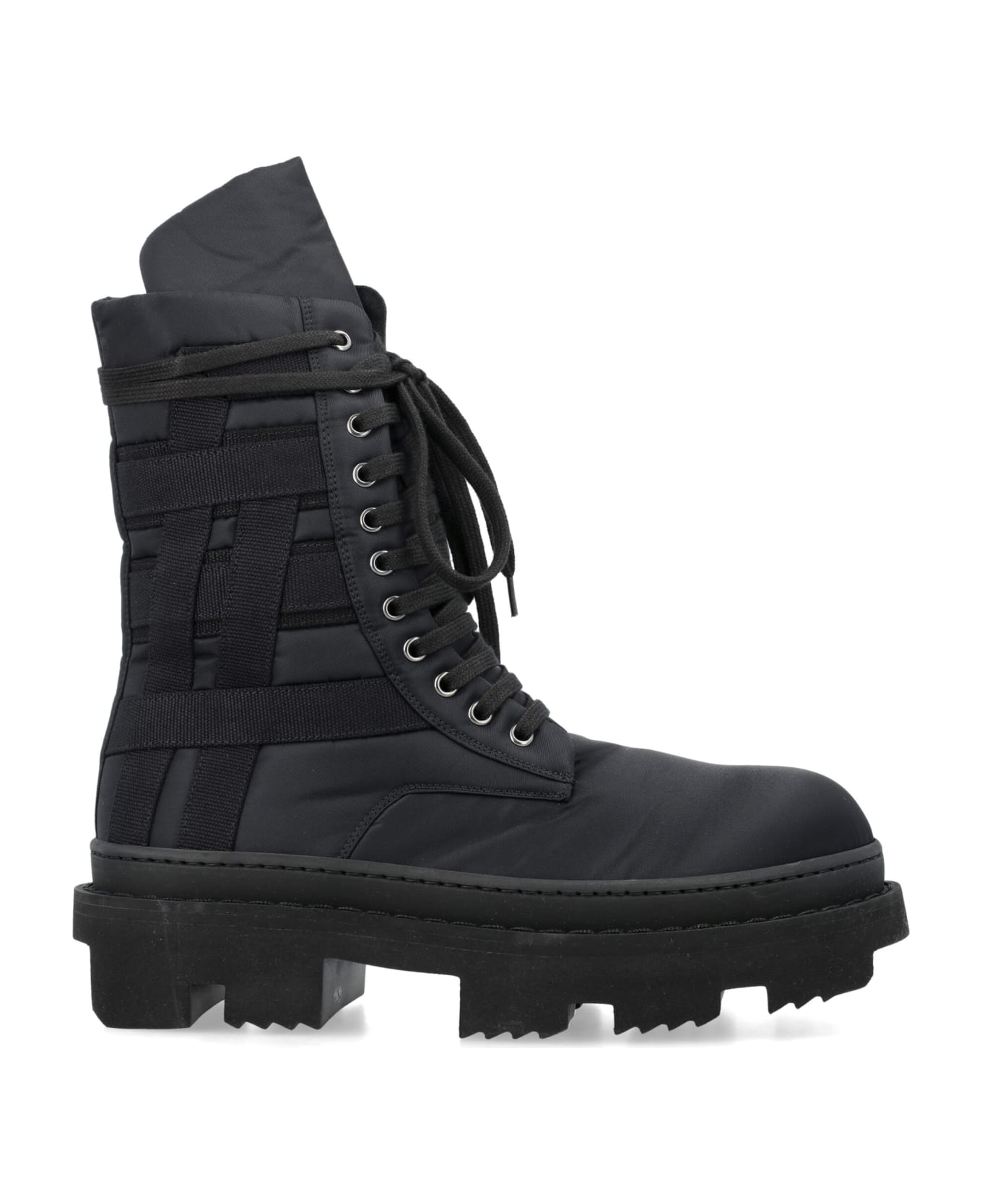 DRKSHDW Army Megatooth Ankle Boot - BLACK