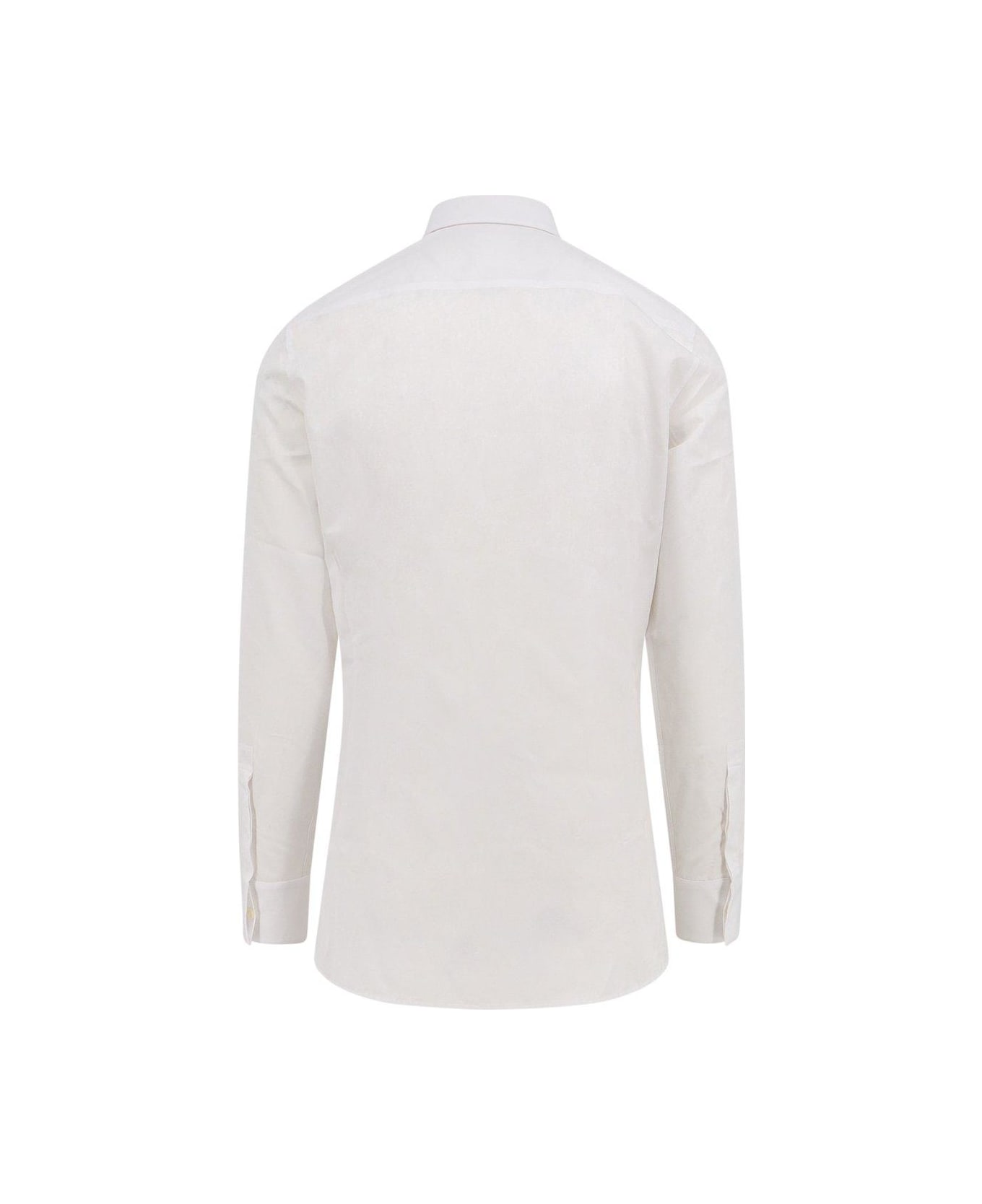 Givenchy 4g Embroidered Long-sleeved Shirt - White