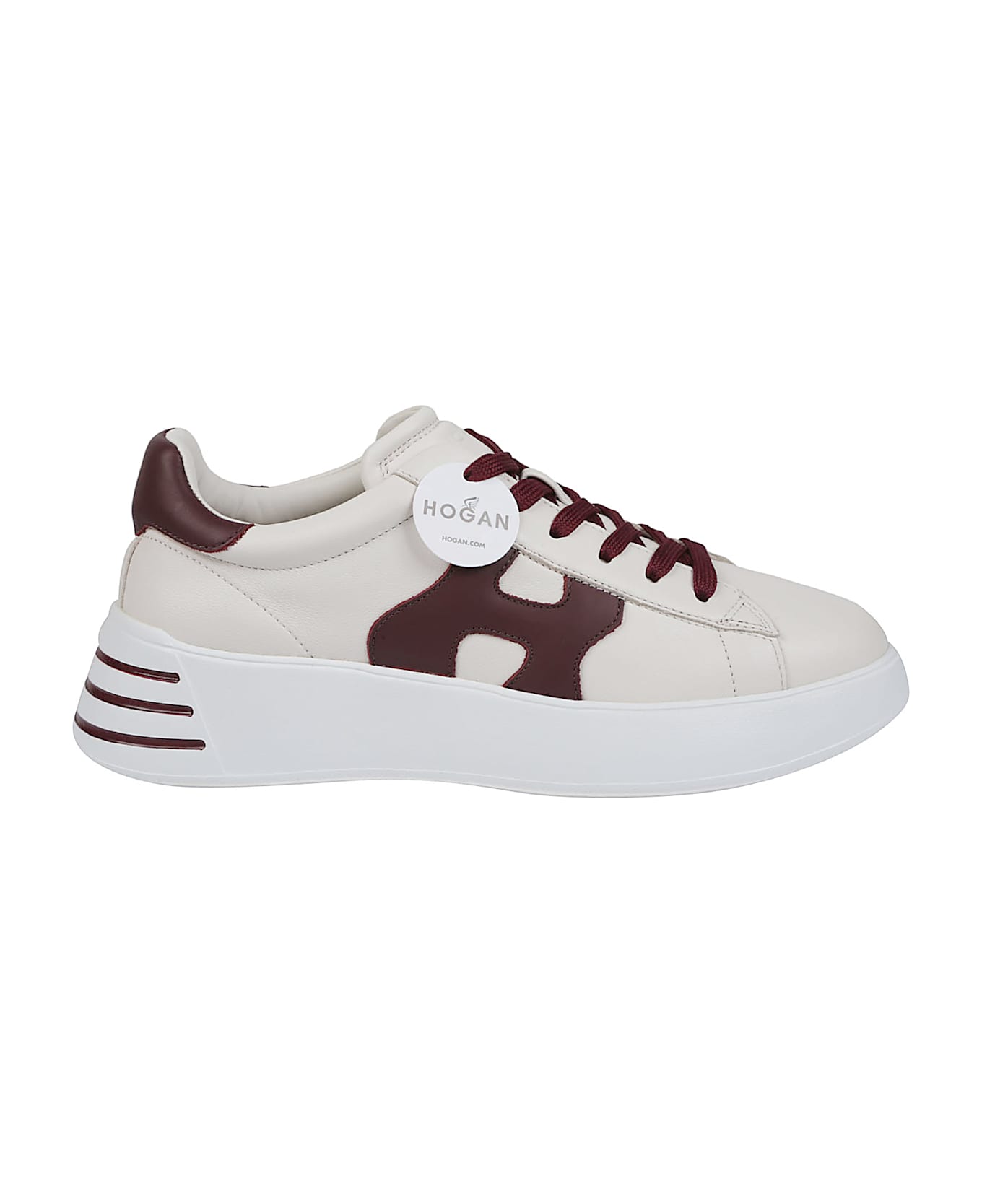 Hogan Rebel H564 Sneakers - F Yogurt/bordeaux