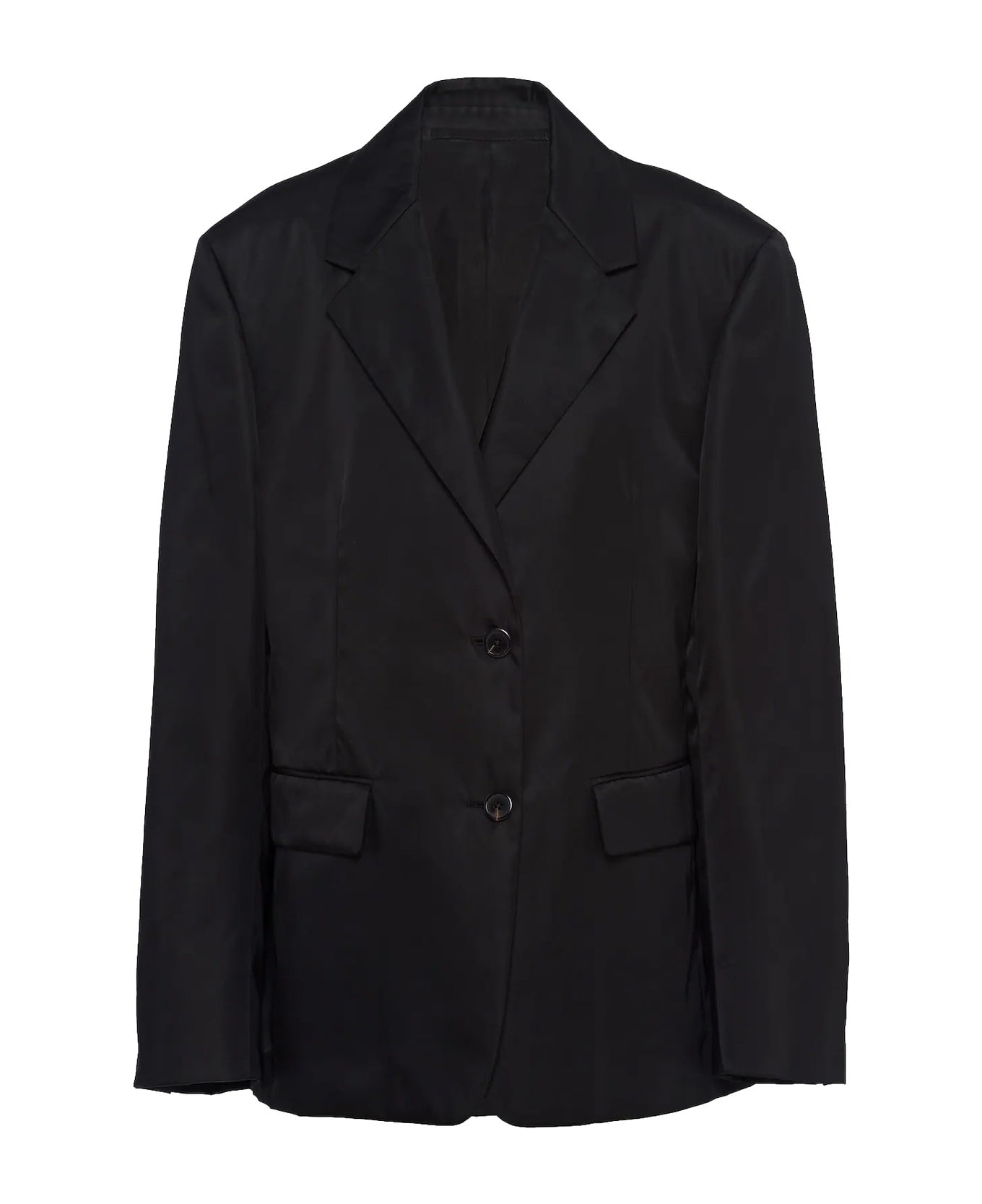 Prada Re-nylon Blazer Jacket - Black