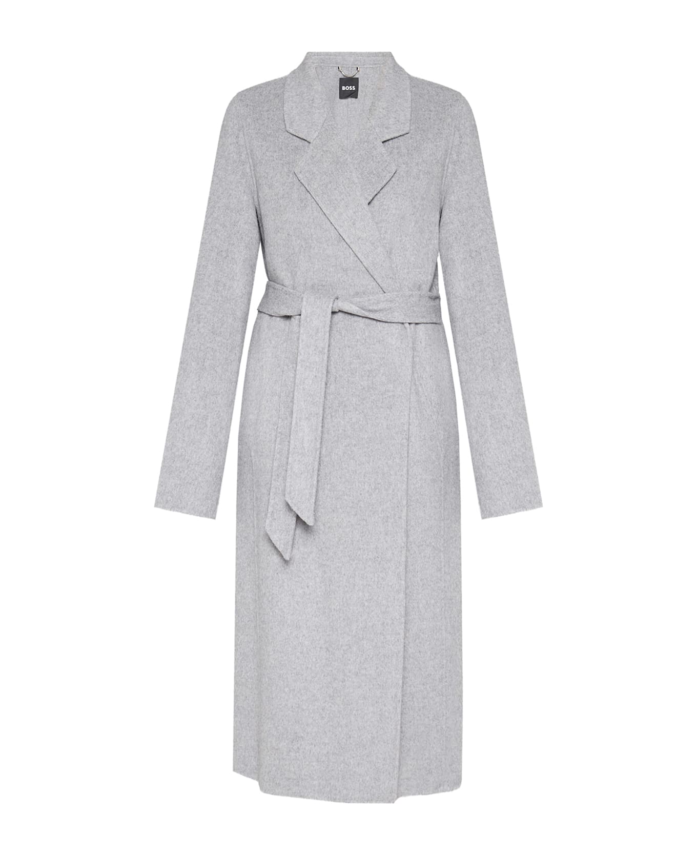Hugo Boss Cotaz Double Face Wool Coat - Light pastel grey