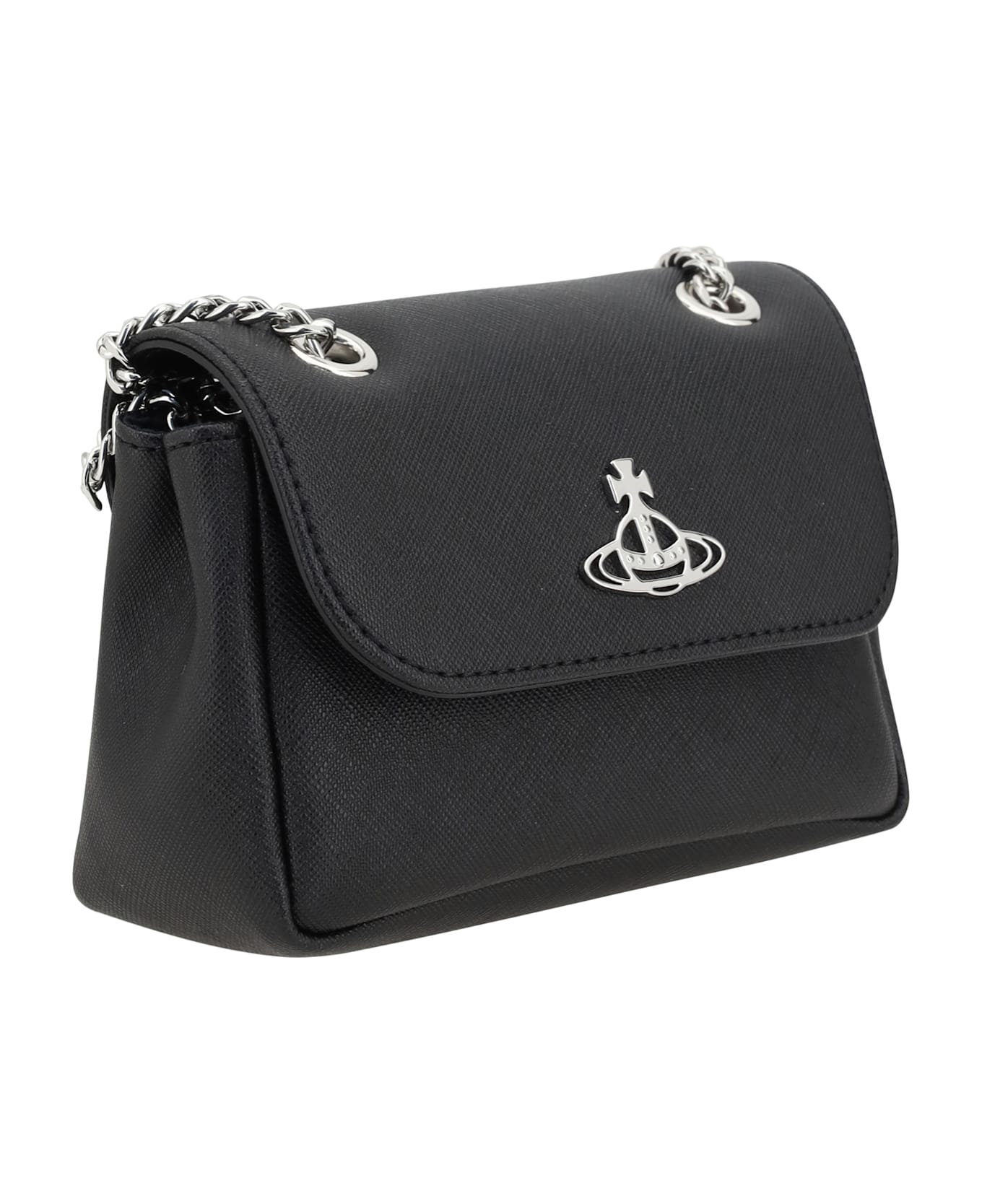 Vivienne Westwood Shoulder Bag With Orb Plaque