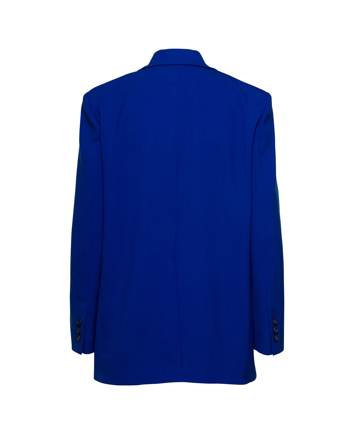 The Andamane 'guia' Oversized Electric Blue Single-breasted Jacket In Viscose Blend Woman - Blu ブレザー