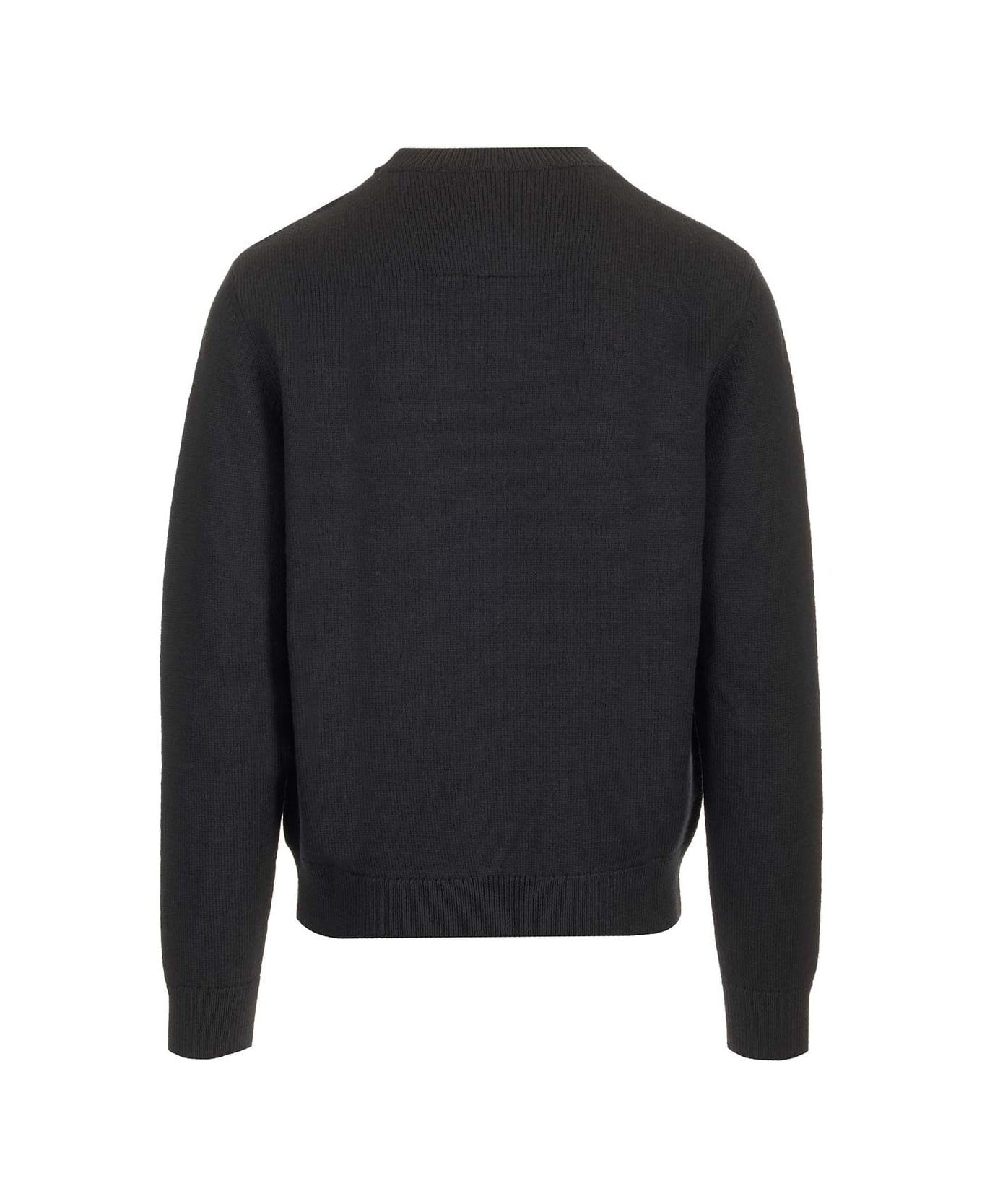 Crew Neck Cotton Sweater - Thumbnail 3