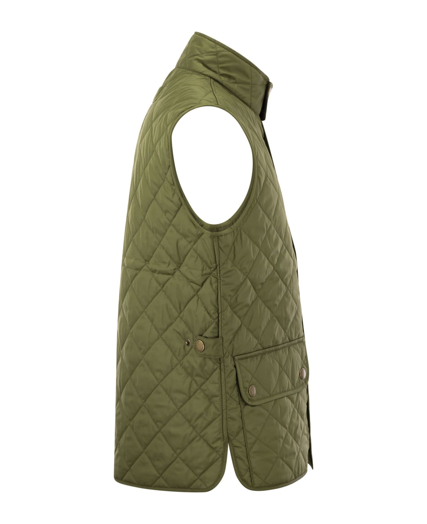 Barbour Lowerdale - Quilted Vest - Olive Green ベスト