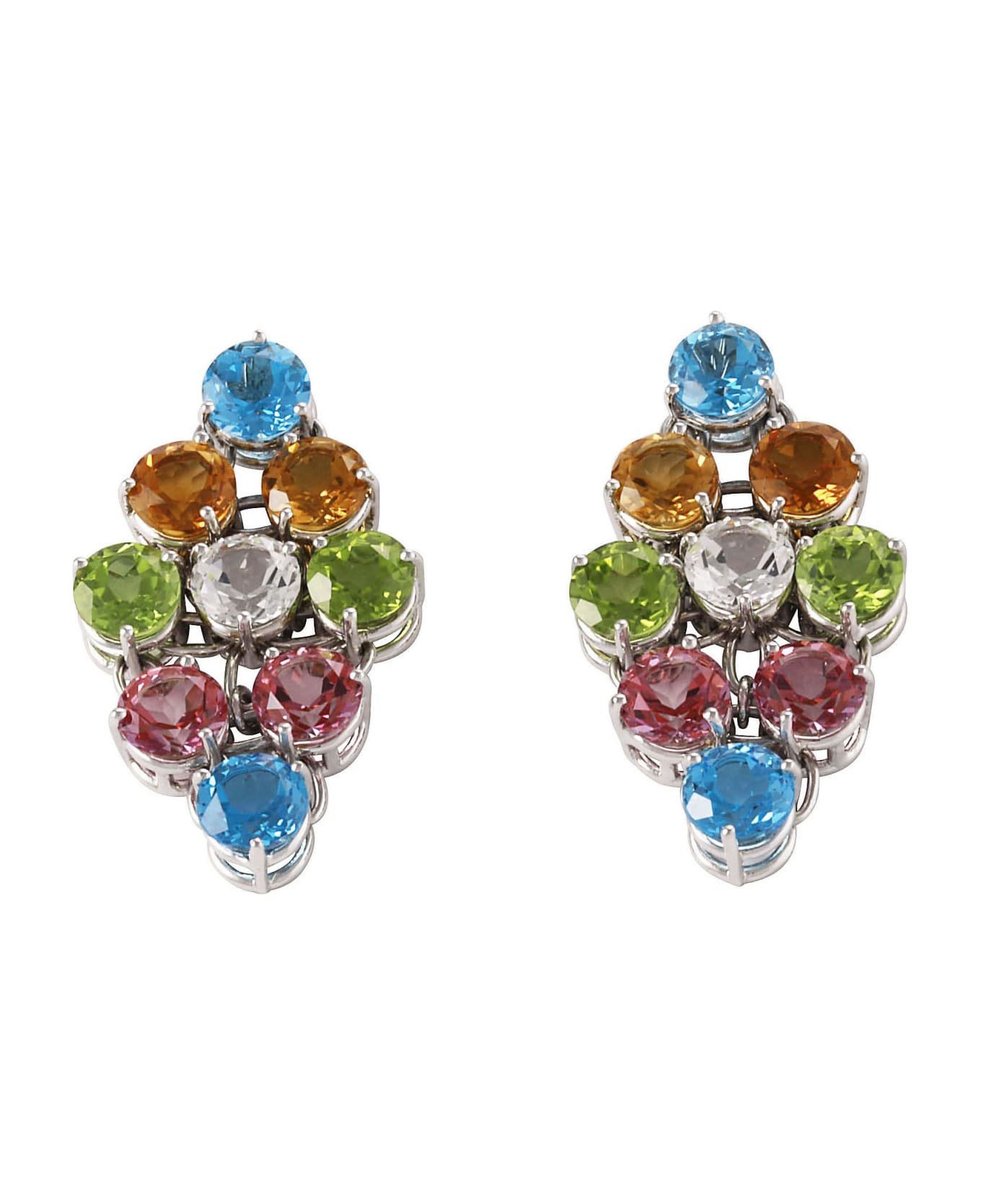 Lo Spazio Jewelry Lo Spazio Estate Earrings - Multicolor イヤリング