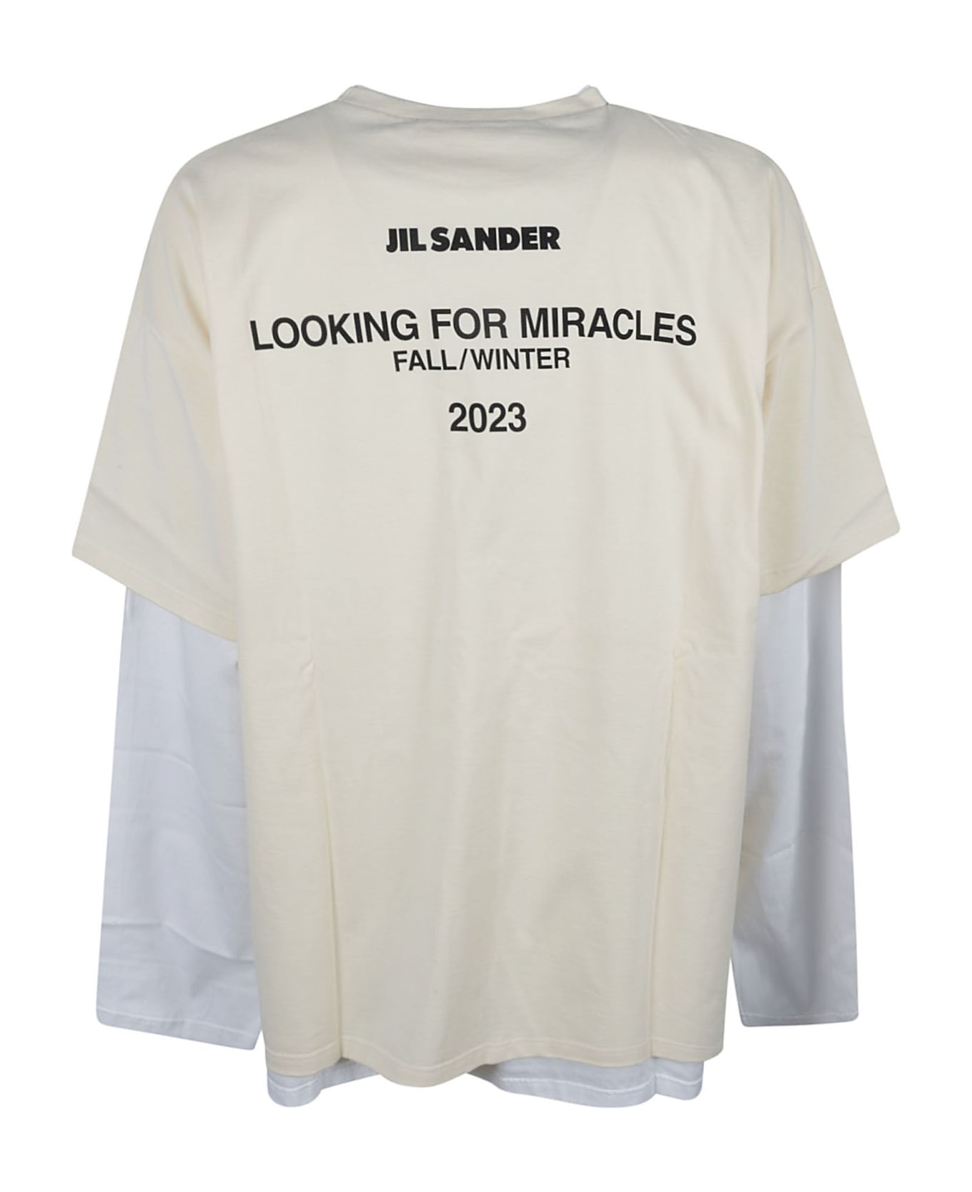 【JIL SANDER】BIGセール★MIRACLE Tシャツ JIL SANDER | Miracle T-Shirt | Men | White 276 | Flannels