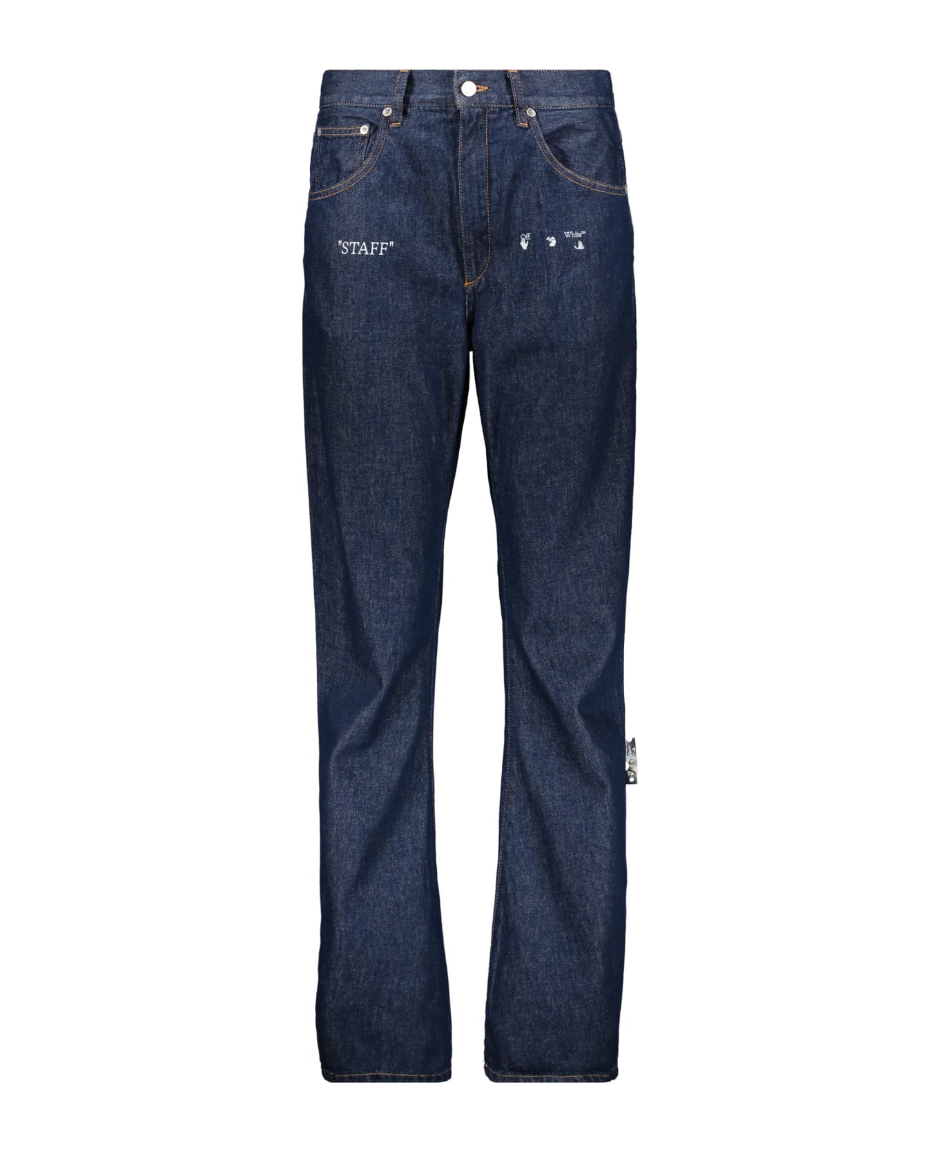 Off-White 5-pocket Slim Fit Jeans - blue